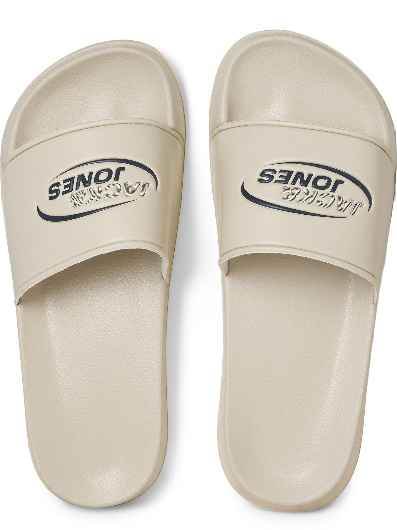 Image 4 of 4 of Jack & Jones Oscar Logo Slider - White
