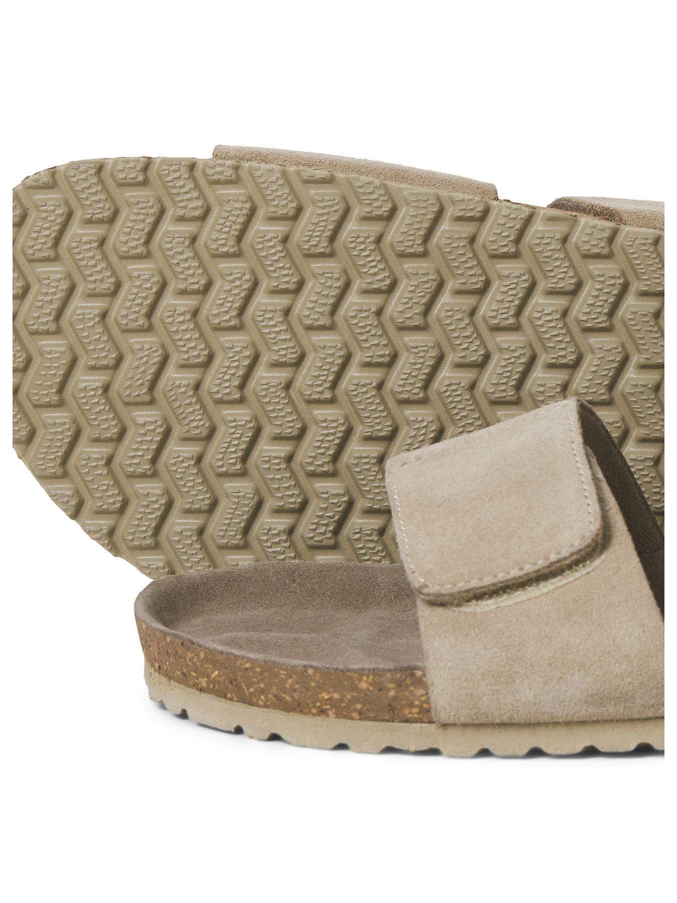 Image 3 of 4 of Jack & Jones Malta Suede Sandal - Beige
