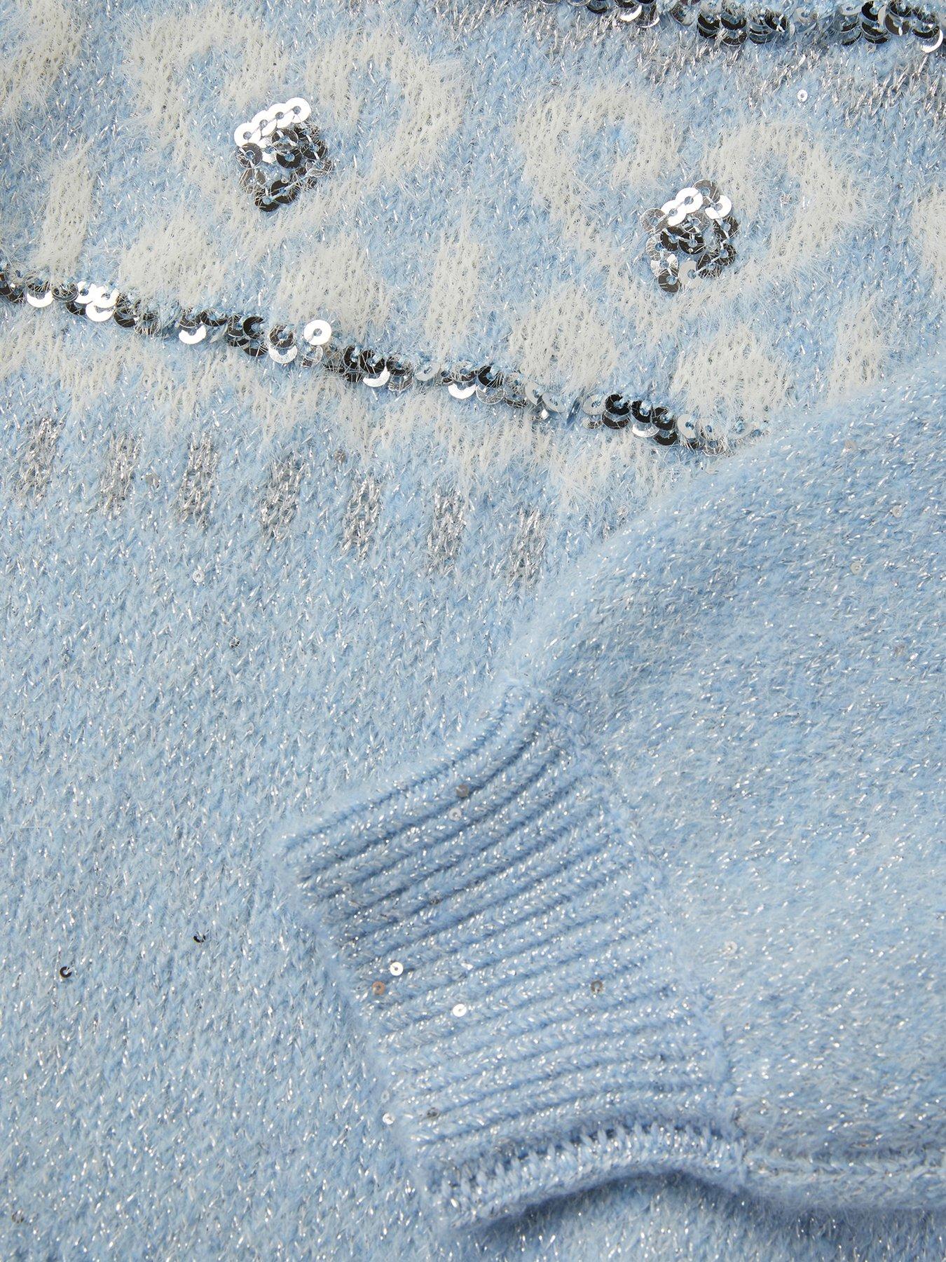  image of monsoon-girls-enchanted-sparkle-jumper-blue