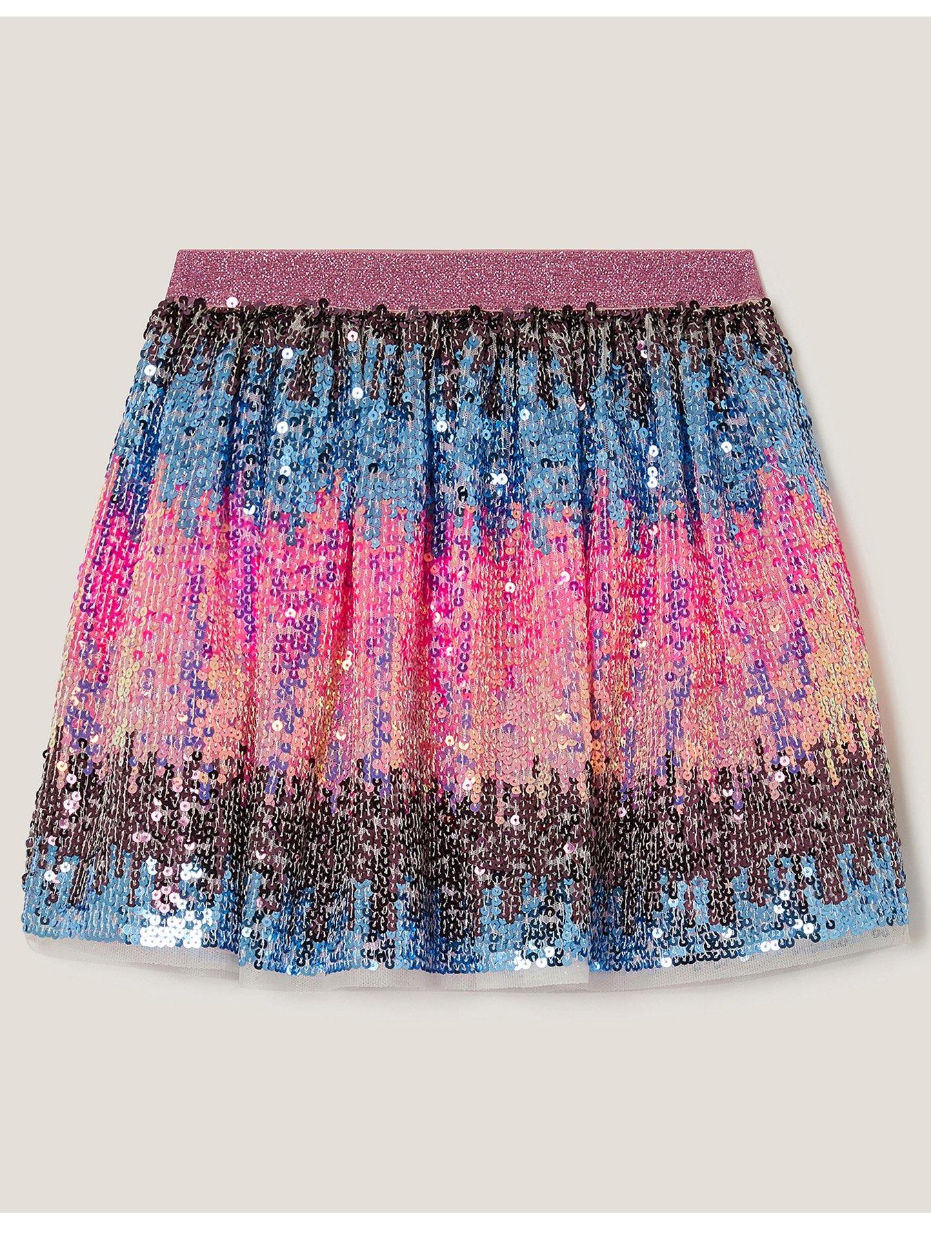 stillFront image of monsoon-girls-ombre-sequin-skirt-multi