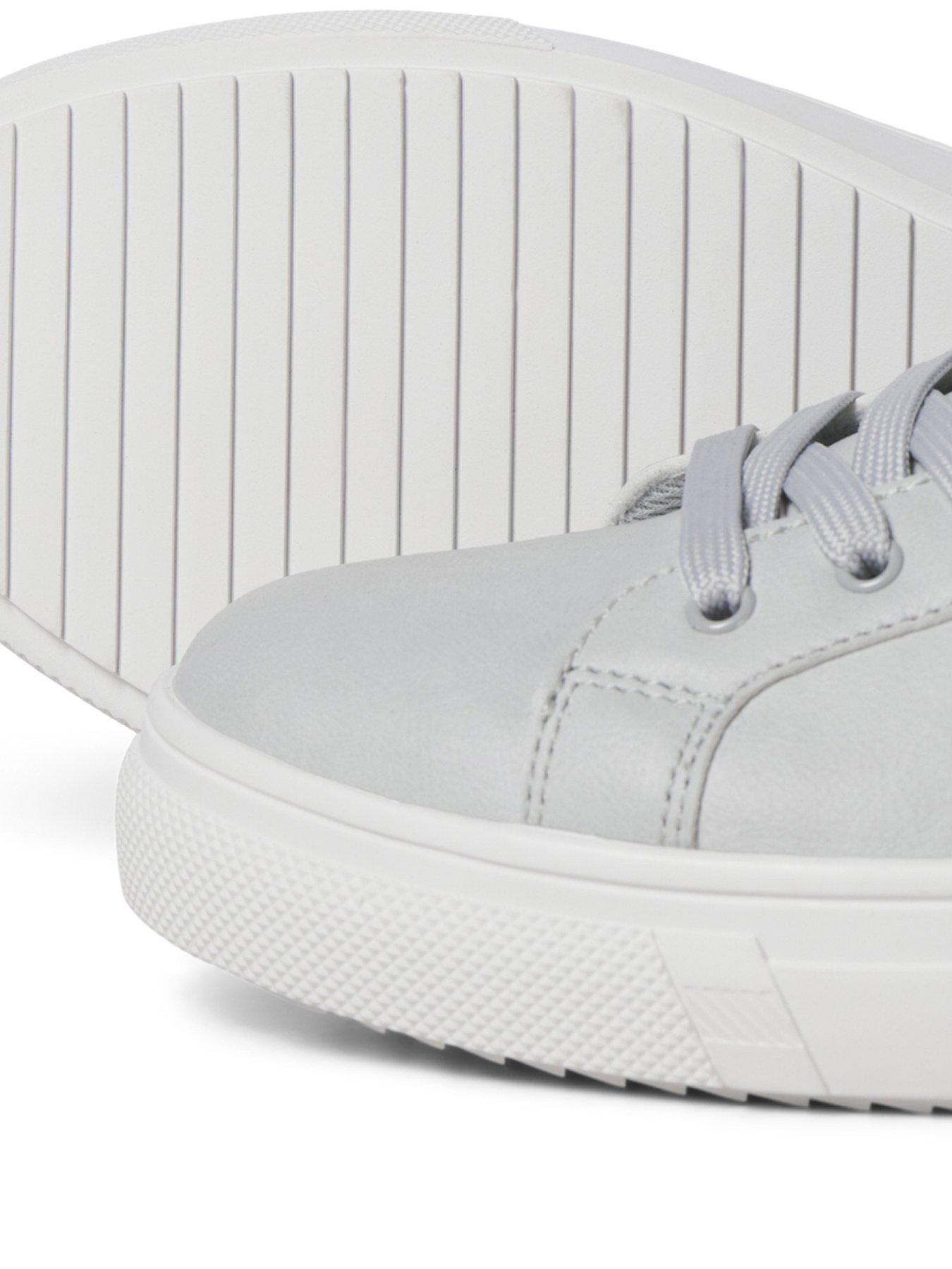 Image 4 of 4 of Jack & Jones Bale Pu Trainer - Grey