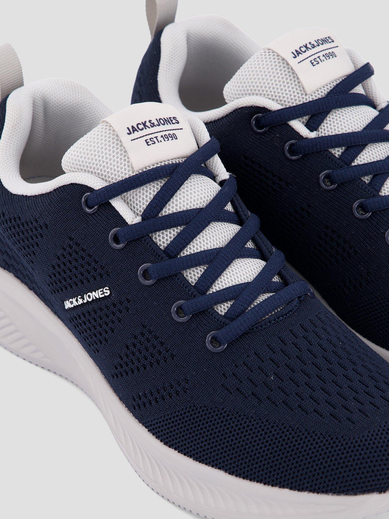 Image 5 of 7 of Jack & Jones Croxley Knitted Trainer - Navy