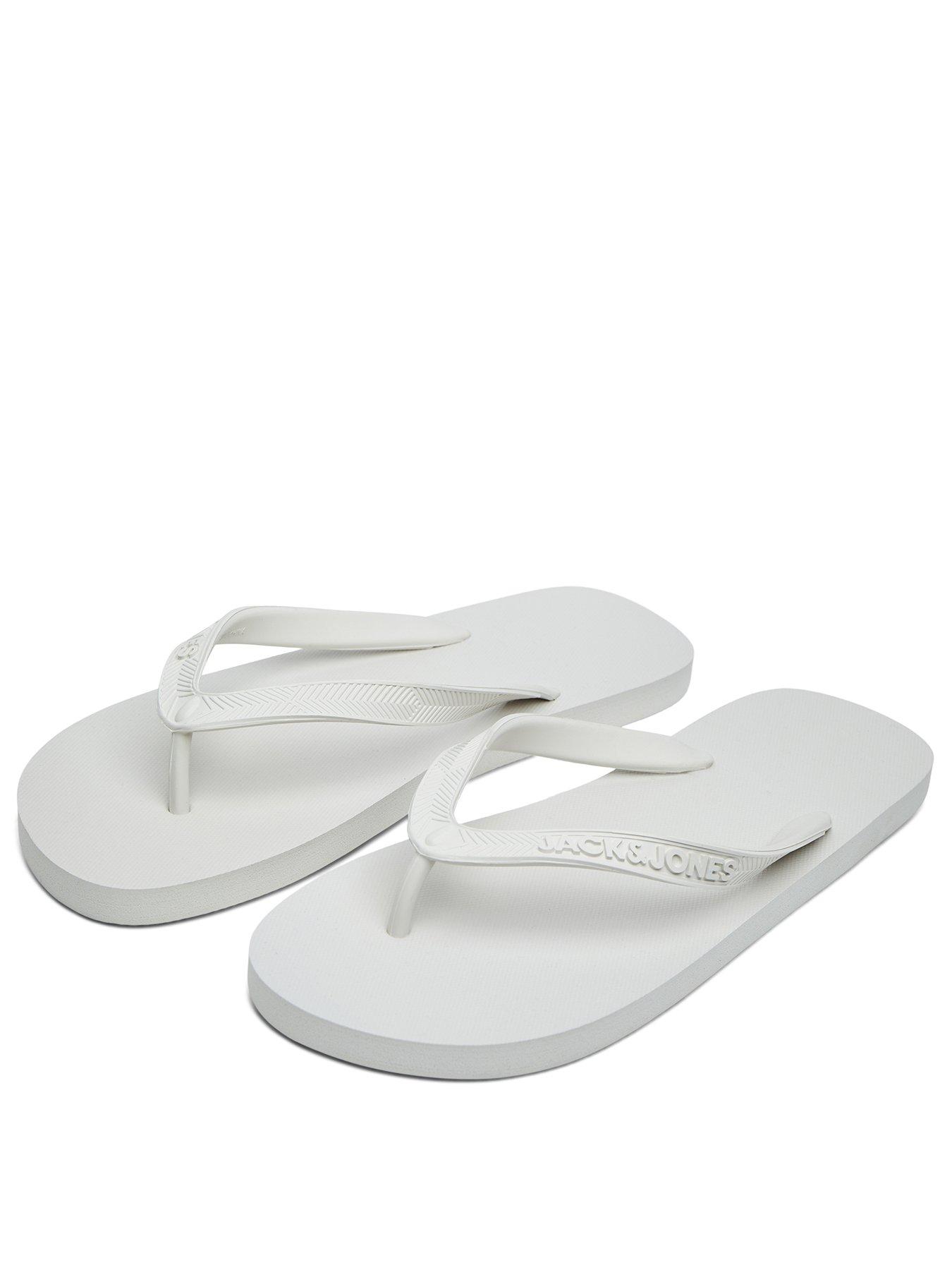 Image 2 of 4 of Jack & Jones Eva Flip Flops - White