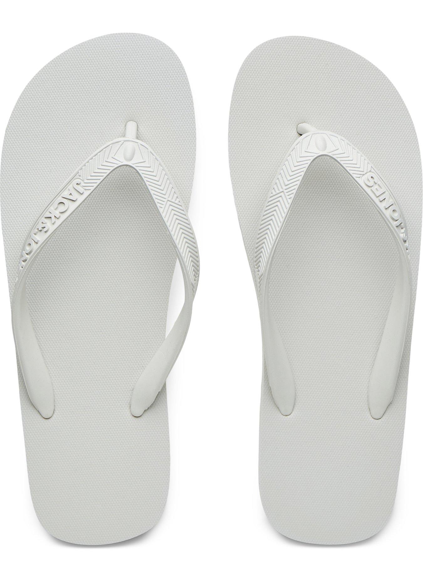 Image 4 of 4 of Jack & Jones Eva Flip Flops - White