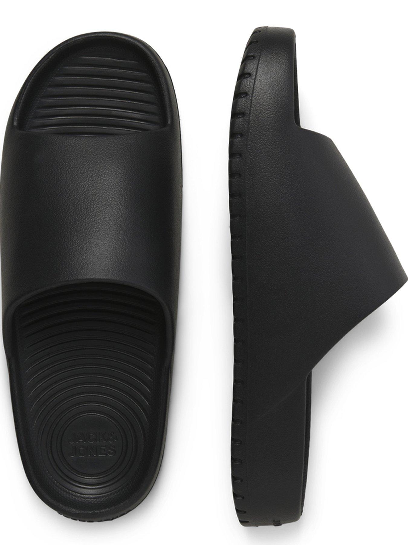 Image 3 of 3 of Jack & Jones Ripple Moulded Slider - Blue