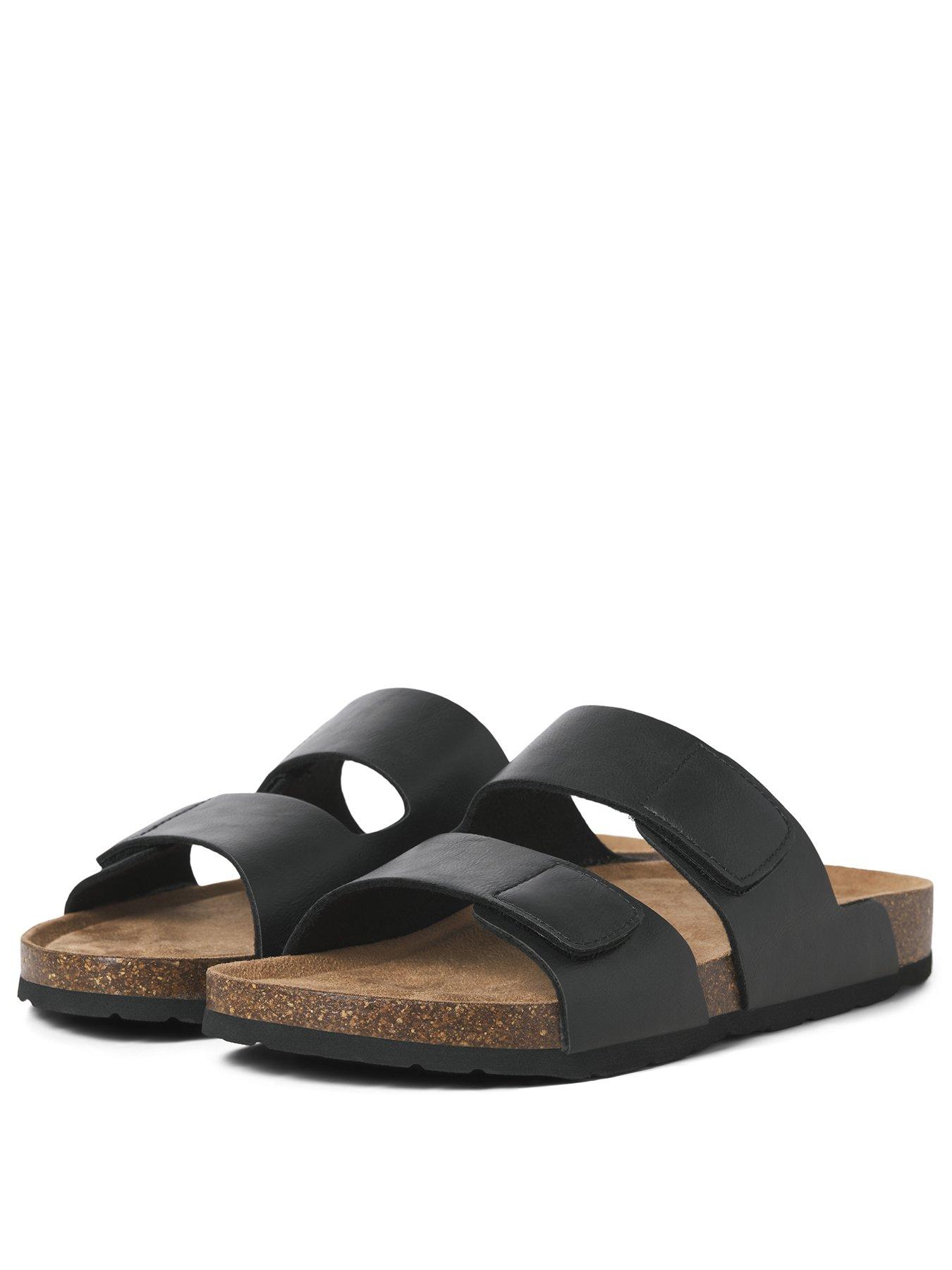 Image 2 of 4 of Jack & Jones Brunswick PU Strap Sandal - Black