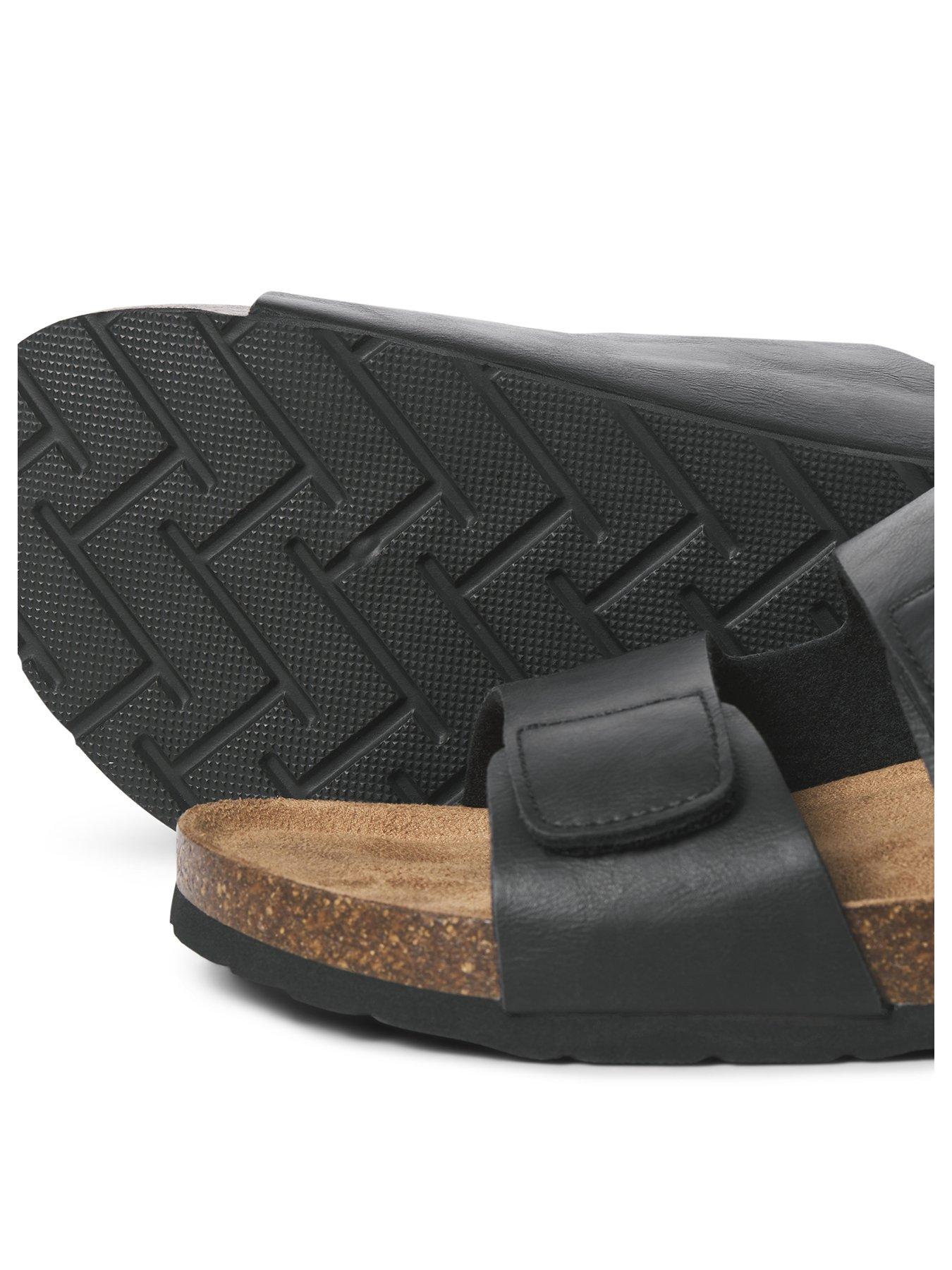 Image 3 of 4 of Jack & Jones Brunswick PU Strap Sandal - Black