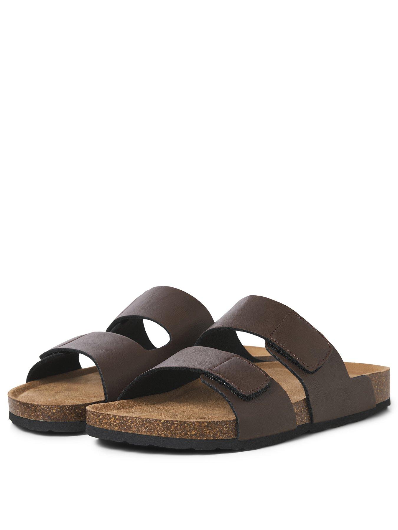 Image 2 of 4 of Jack & Jones Brunswick Pu Strap Sandal - Brown