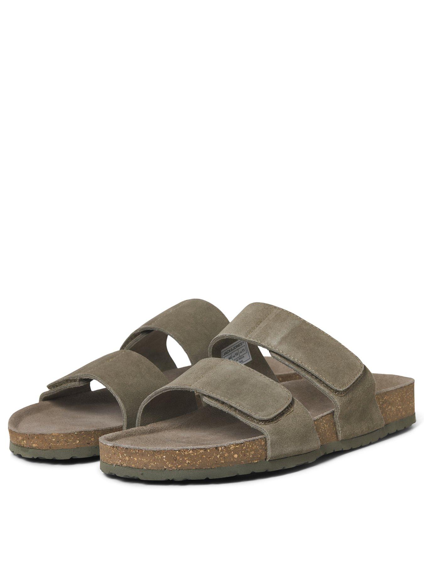 Image 2 of 7 of Jack & Jones Malta Suede Sandal - Brown