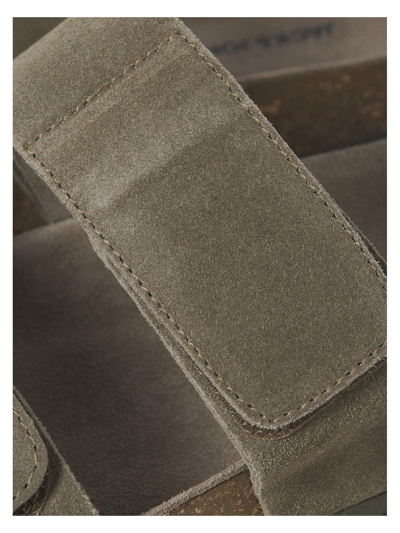 Image 5 of 7 of Jack & Jones Malta Suede Sandal - Brown