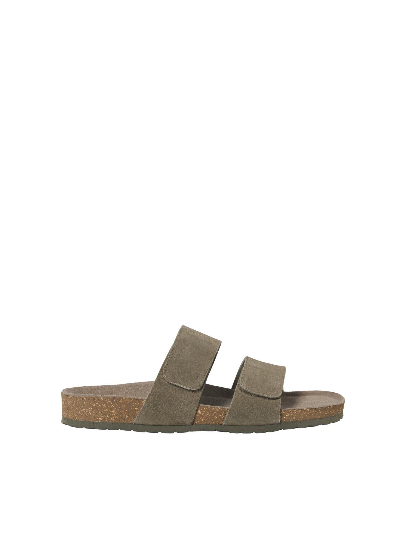 Image 6 of 7 of Jack & Jones Malta Suede Sandal - Brown