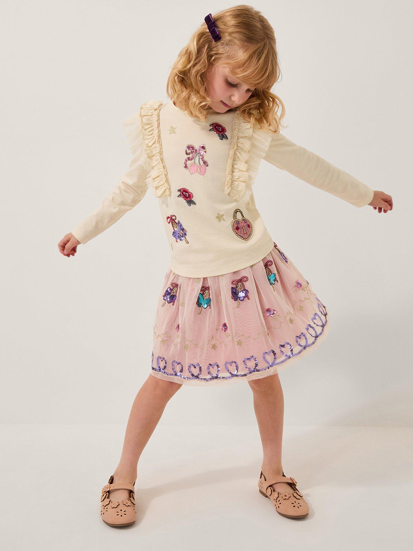 front image of monsoon-girls-treat-culture-disco-set-light-cream