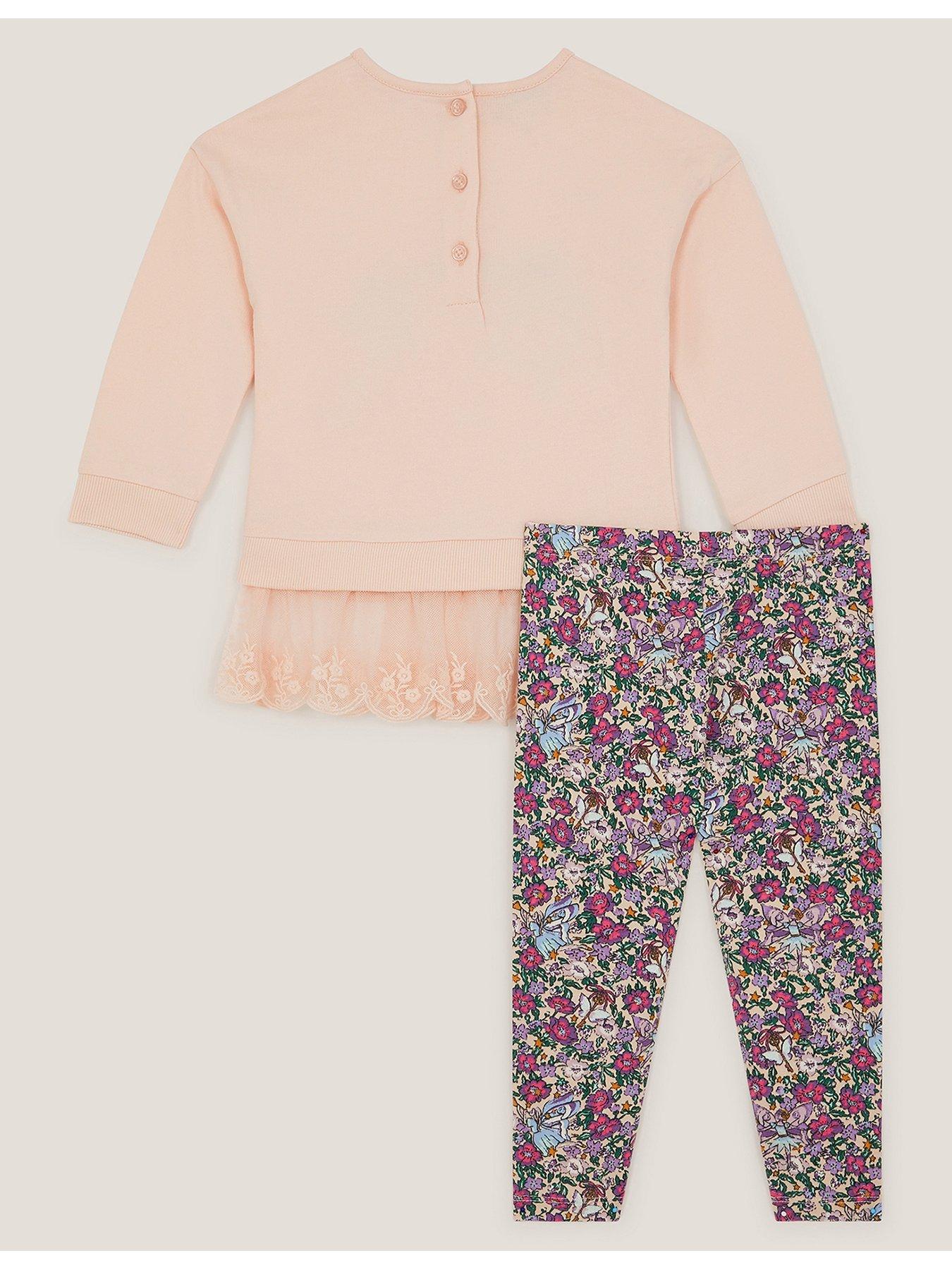 back image of monsoon-baby-girls-fairy-sweat-leggings-set-pink