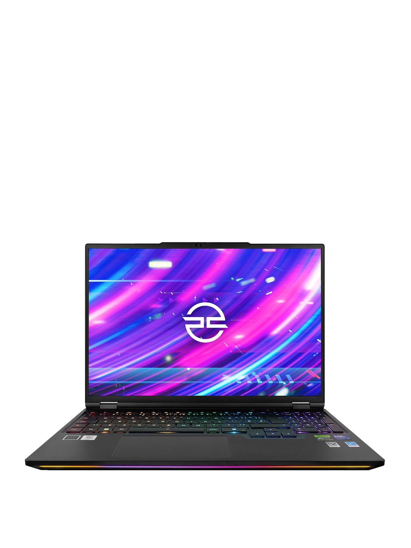 PCSpecialist Recoil 16 Gaming Laptop - 16in Mini-LED QHD+ 300Hz, GeForce RTX 5080, Intel Core Ultra 9, 32GB RAM, 2TB SSD - Black