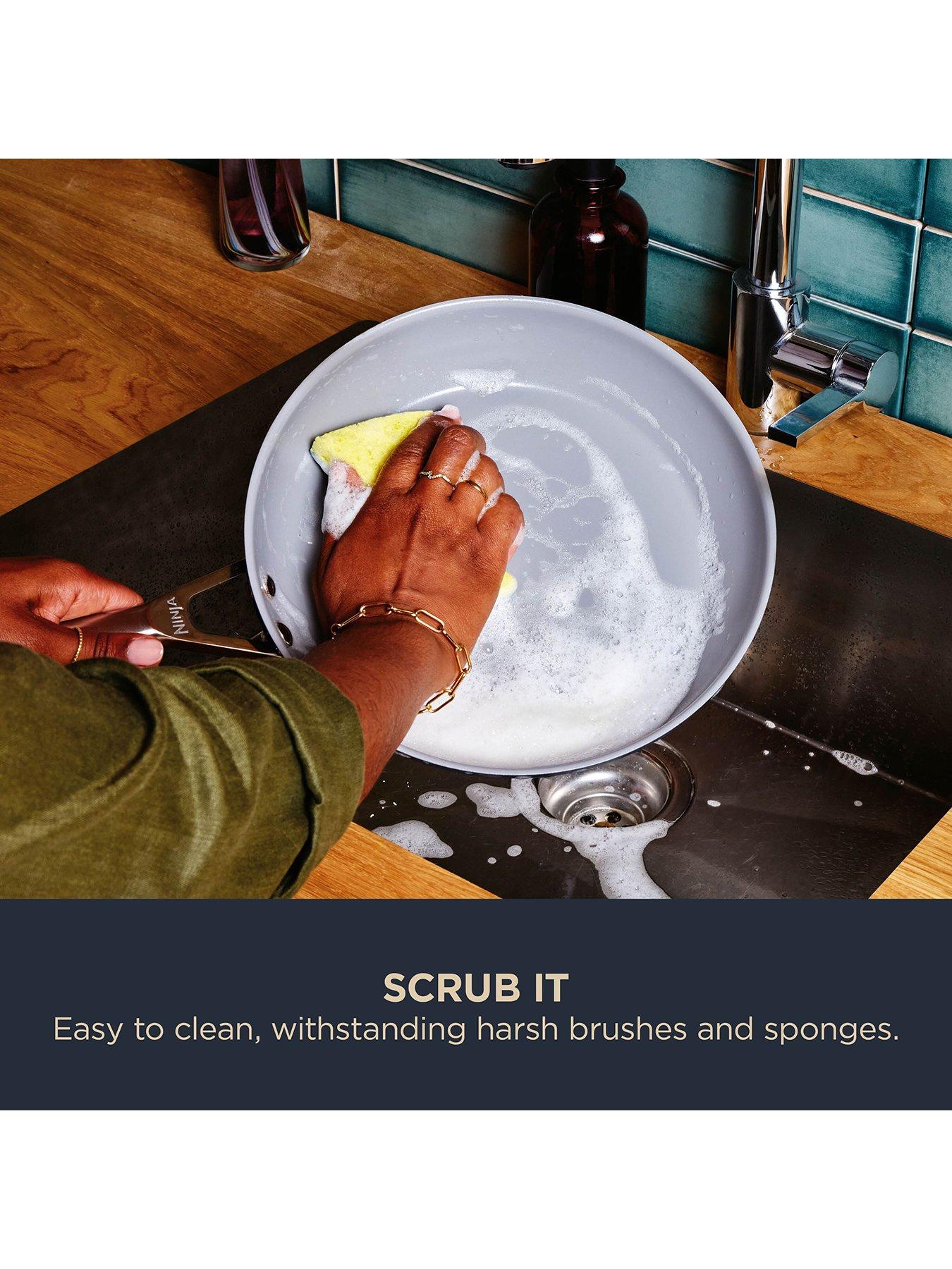  image of ninja-ceramic-pro-28cm-frying-pan-stone-cw30028ukst