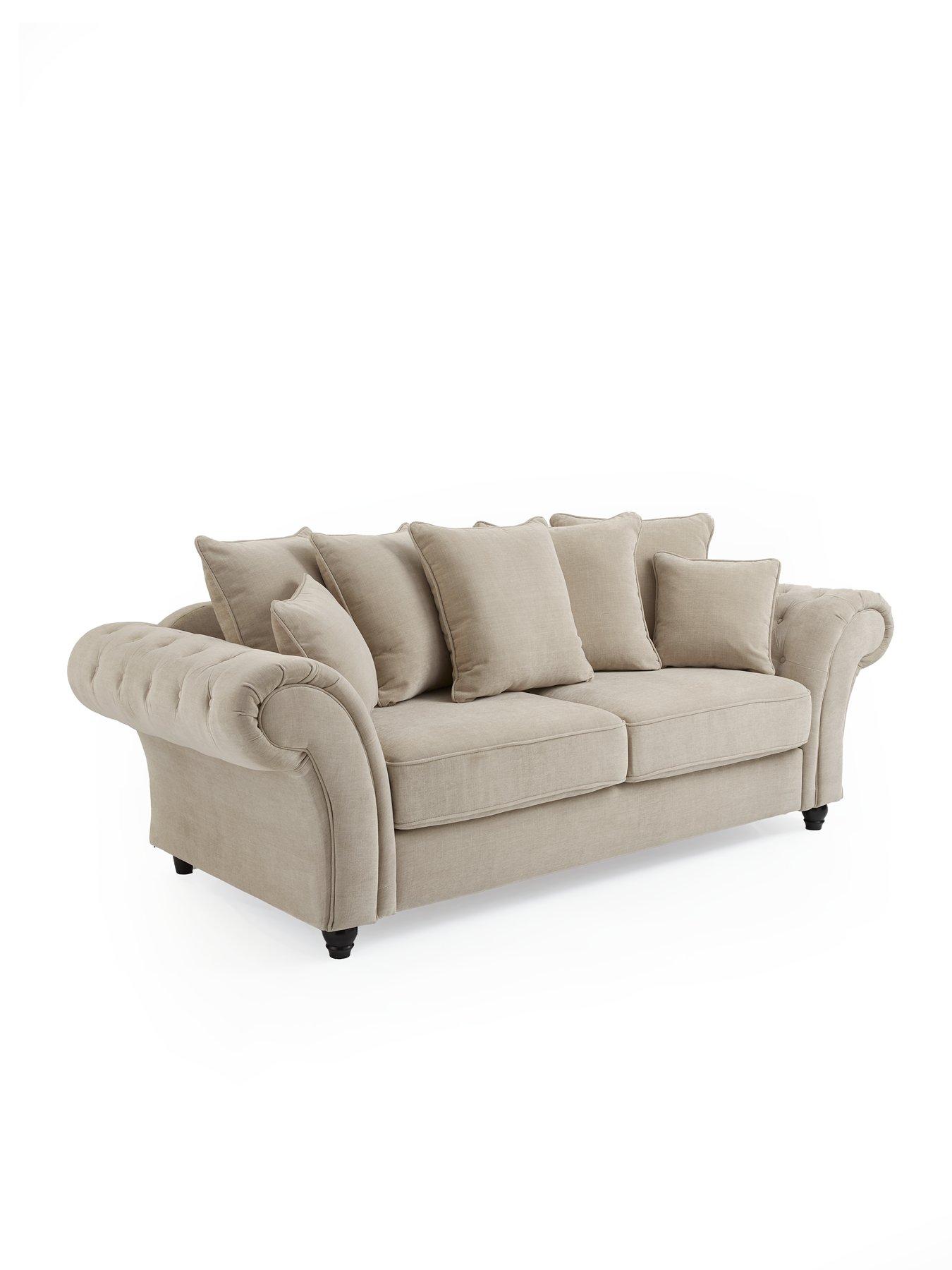 Image 3 of 7 of The Very Collection Windsor Fabric 3 Seater Scatter Back Sofa + Armchair Set (Buy &amp; SAVE!) - FSC&reg; Certified