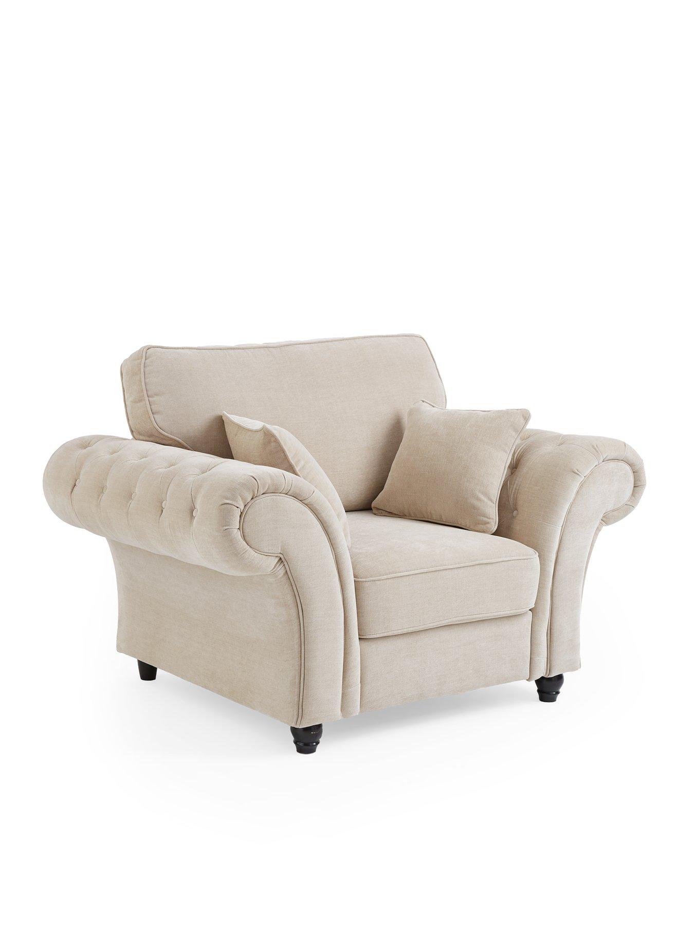 Image 4 of 7 of The Very Collection Windsor Fabric 3 Seater Scatter Back Sofa + Armchair Set (Buy &amp; SAVE!) - FSC&reg; Certified