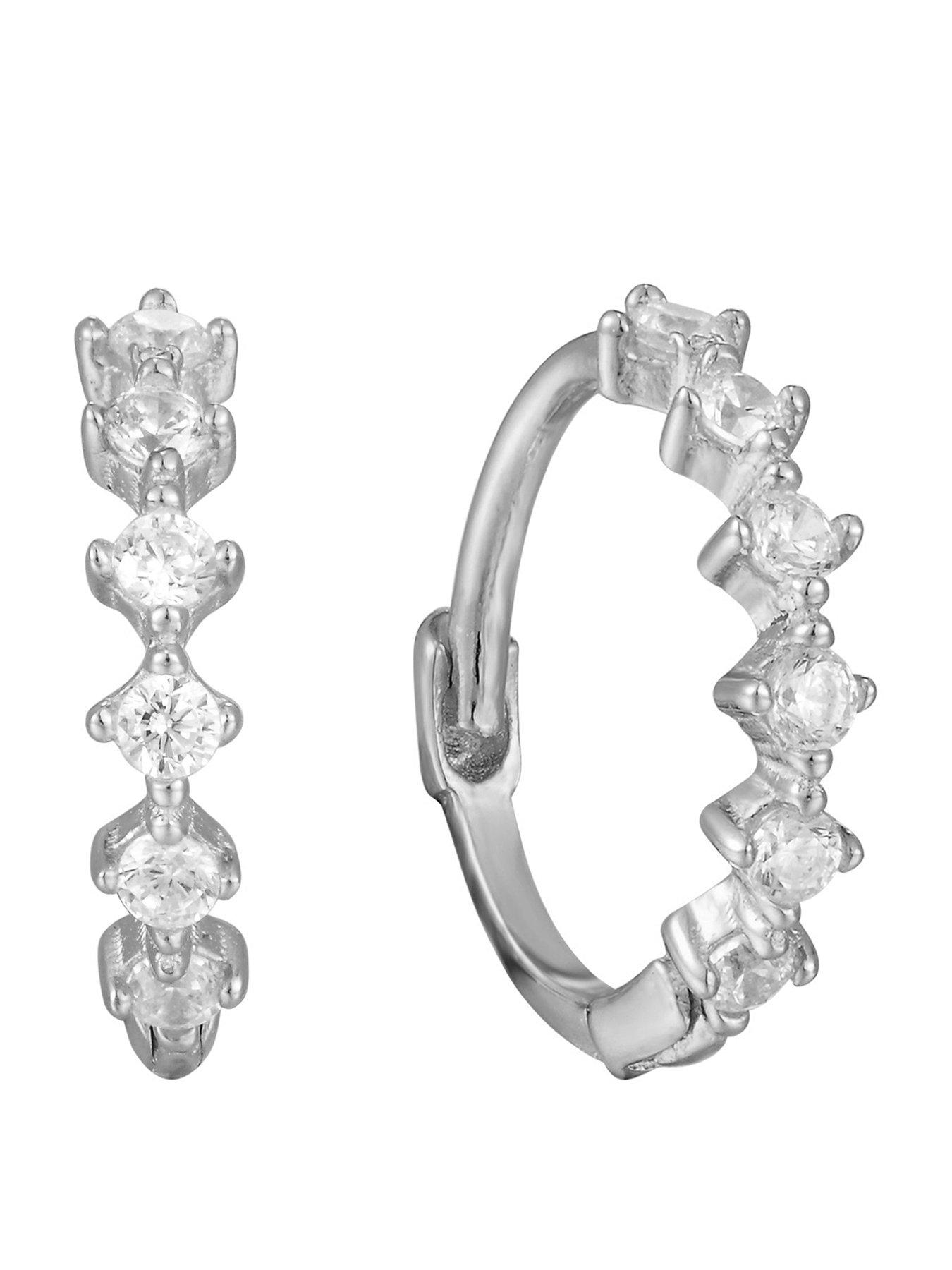 seol-gold-sterling-silver-cz-studded-huggie-hoops