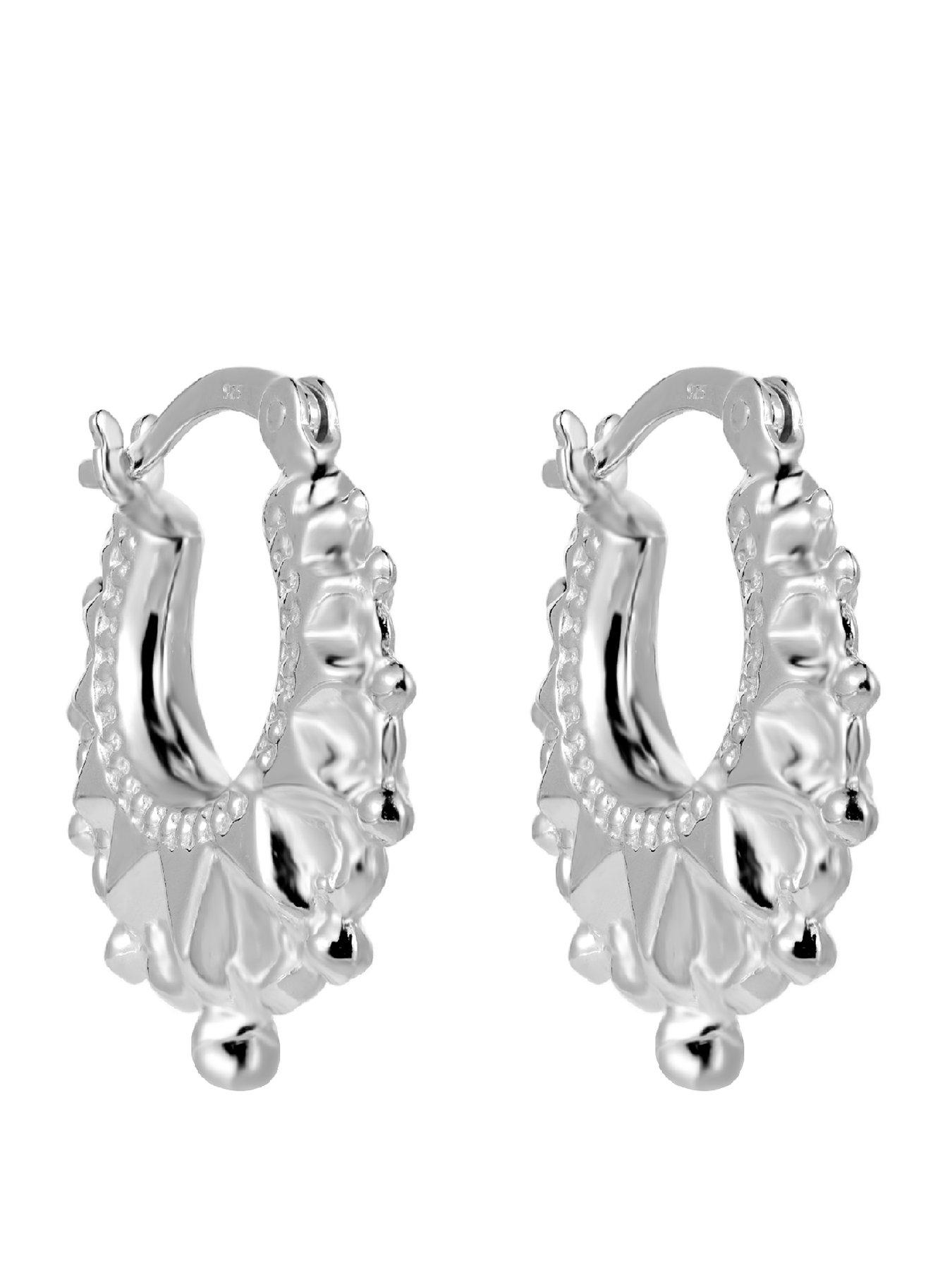 Seol + Gold Sterling Silver Traditional Hoops