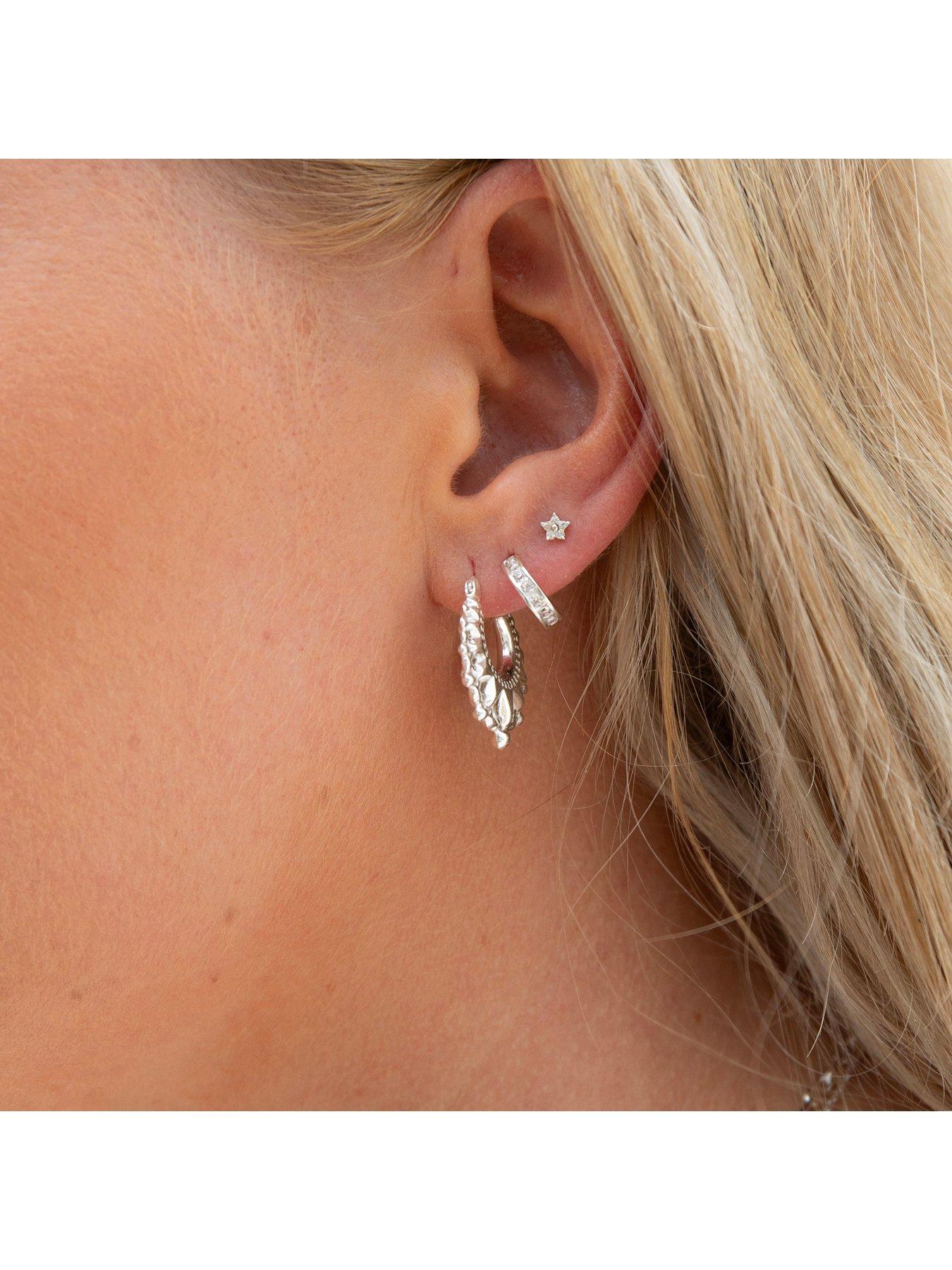  image of seol-gold-sterling-silver-traditional-hoops