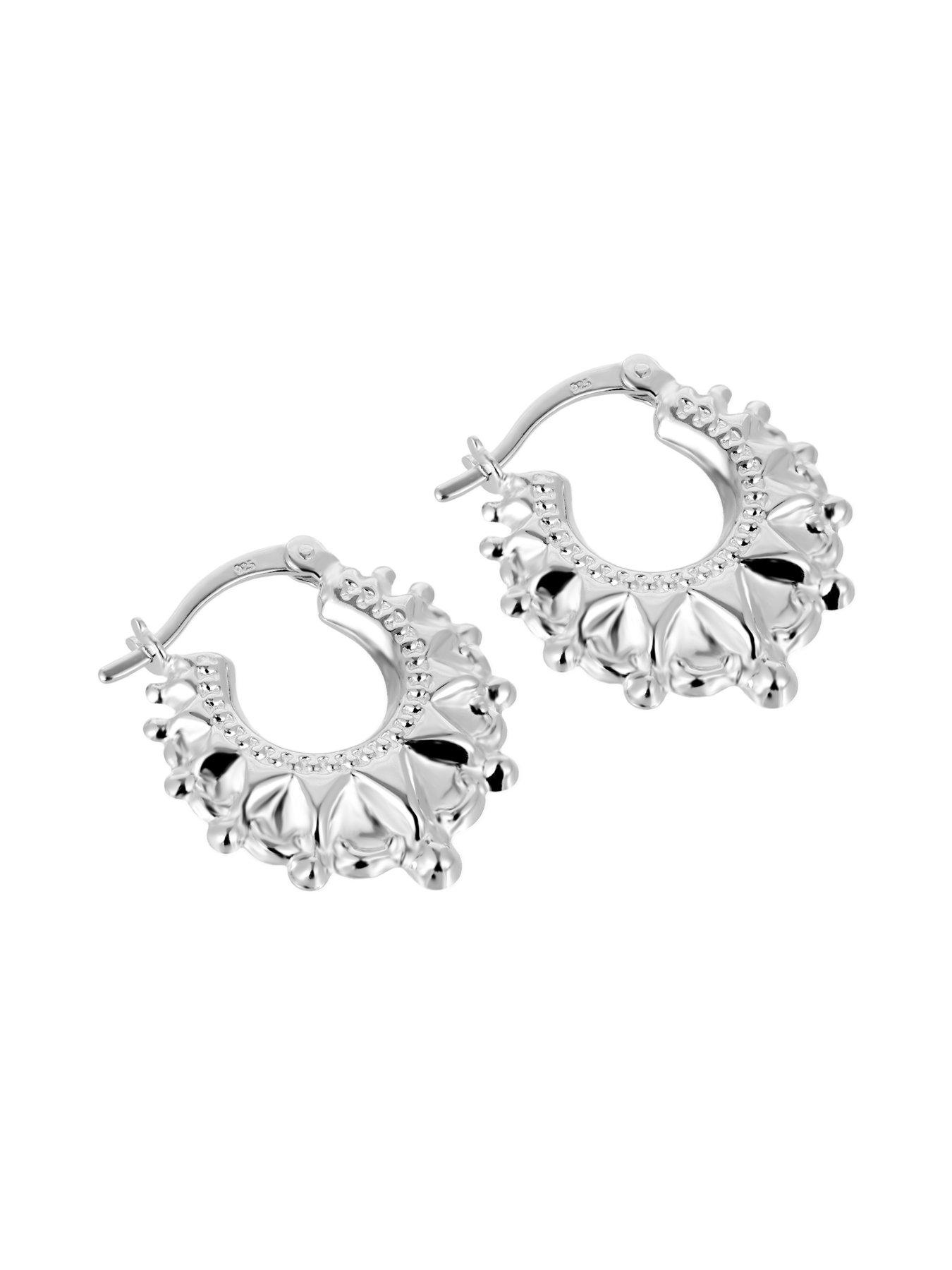  image of seol-gold-sterling-silver-traditional-hoops