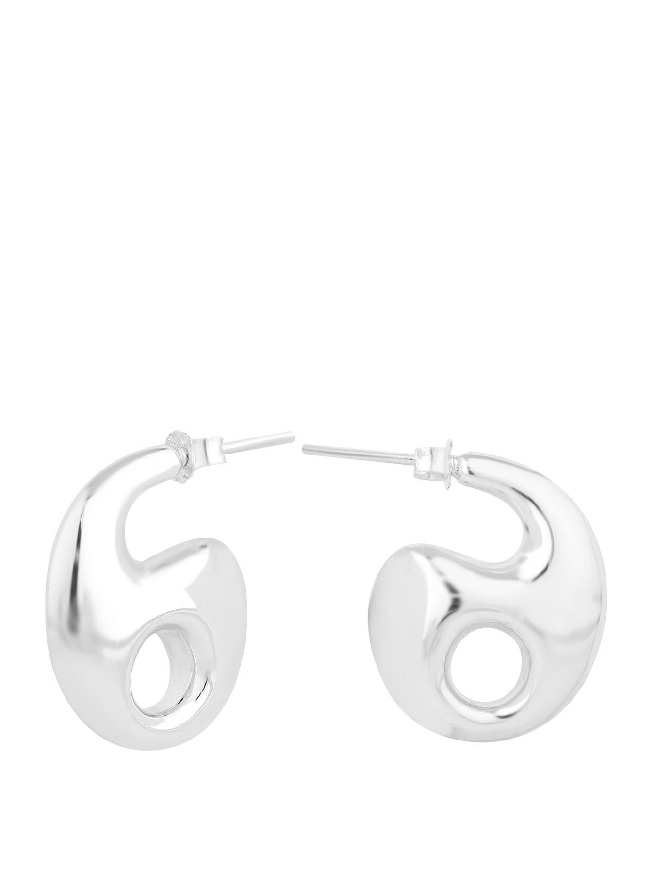  image of seol-gold-sterling-silver-mariner-link-studs