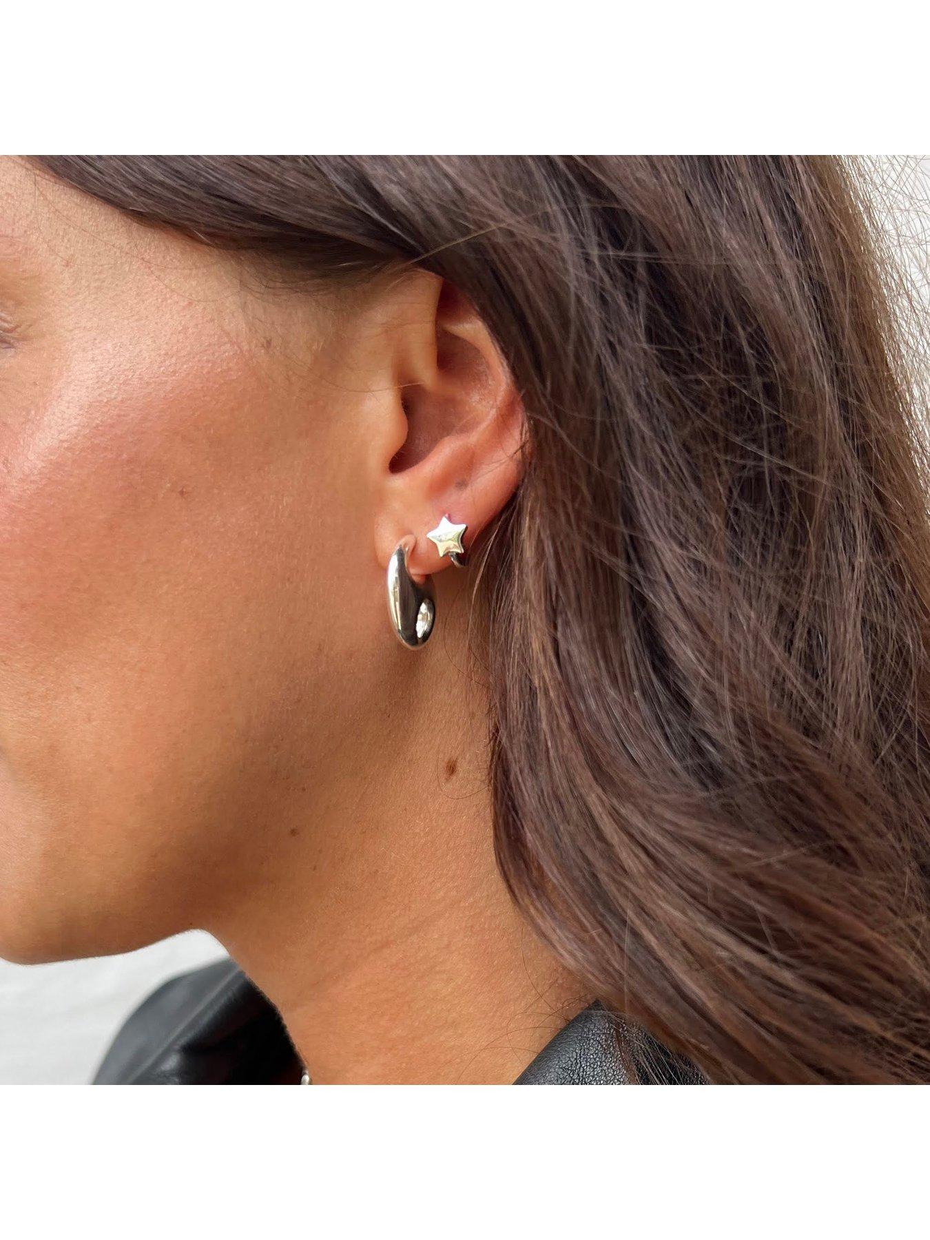  image of seol-gold-sterling-silver-mariner-link-studs