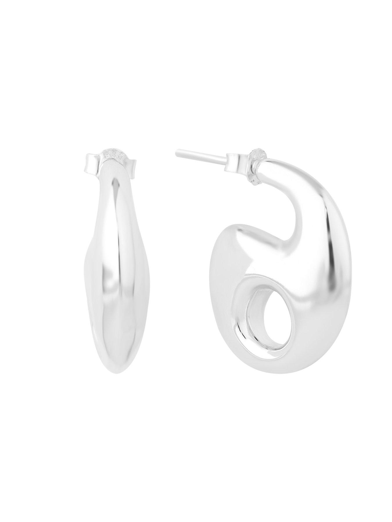  image of seol-gold-sterling-silver-mariner-link-studs