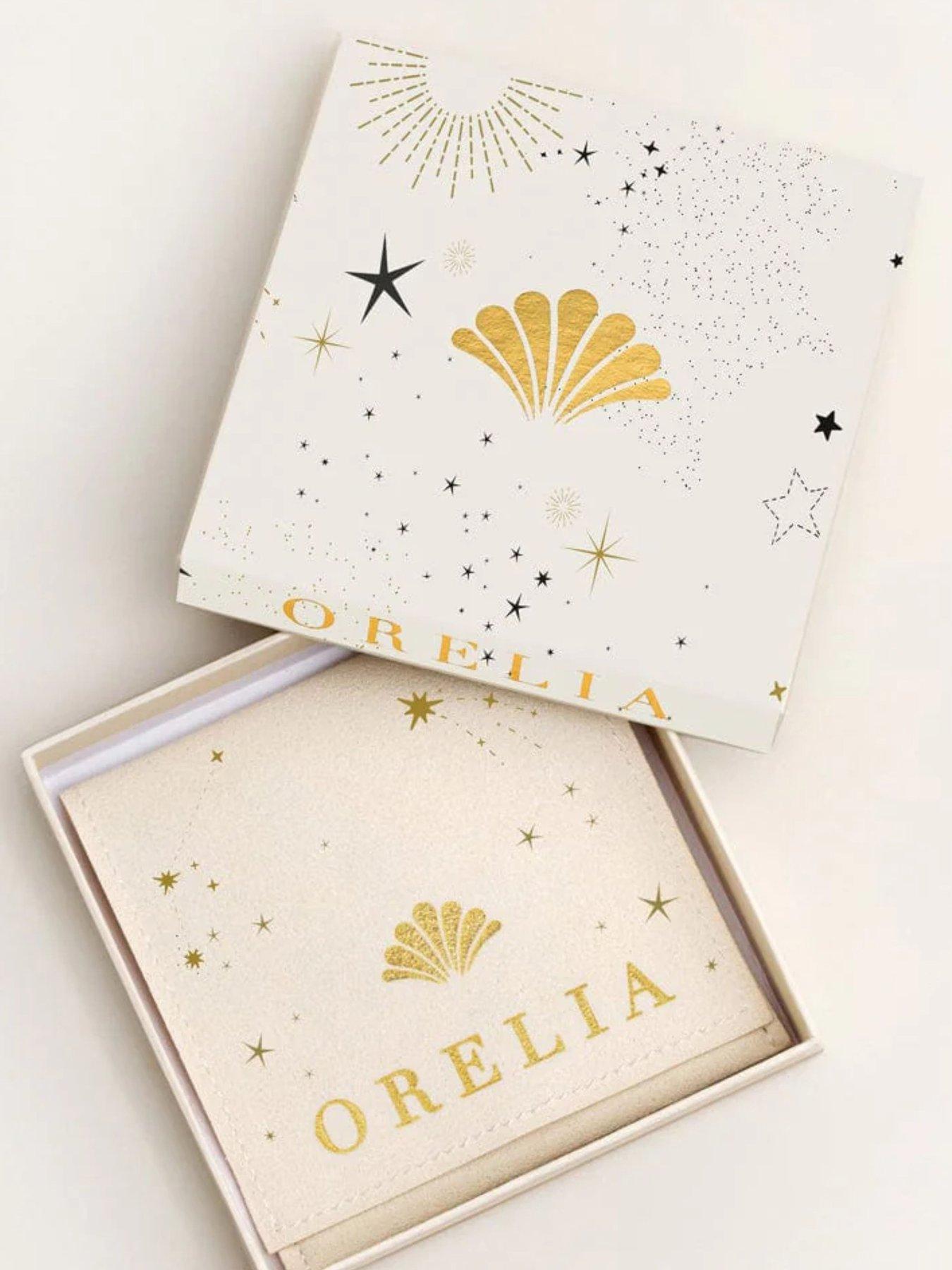  image of orelia-crystal-starburst-charm-necklace-gift-box-gold