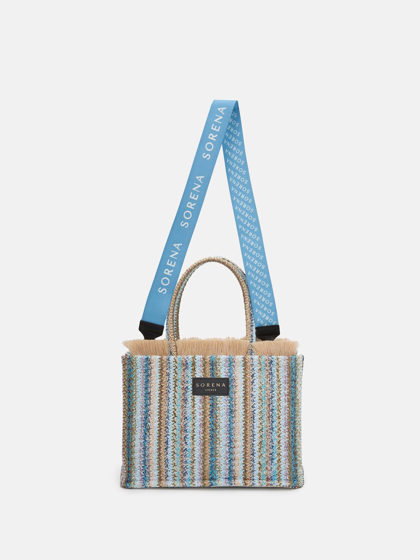 Image 3 of 4 of Sorena Elafonisos Medium Tote Bag - Blue