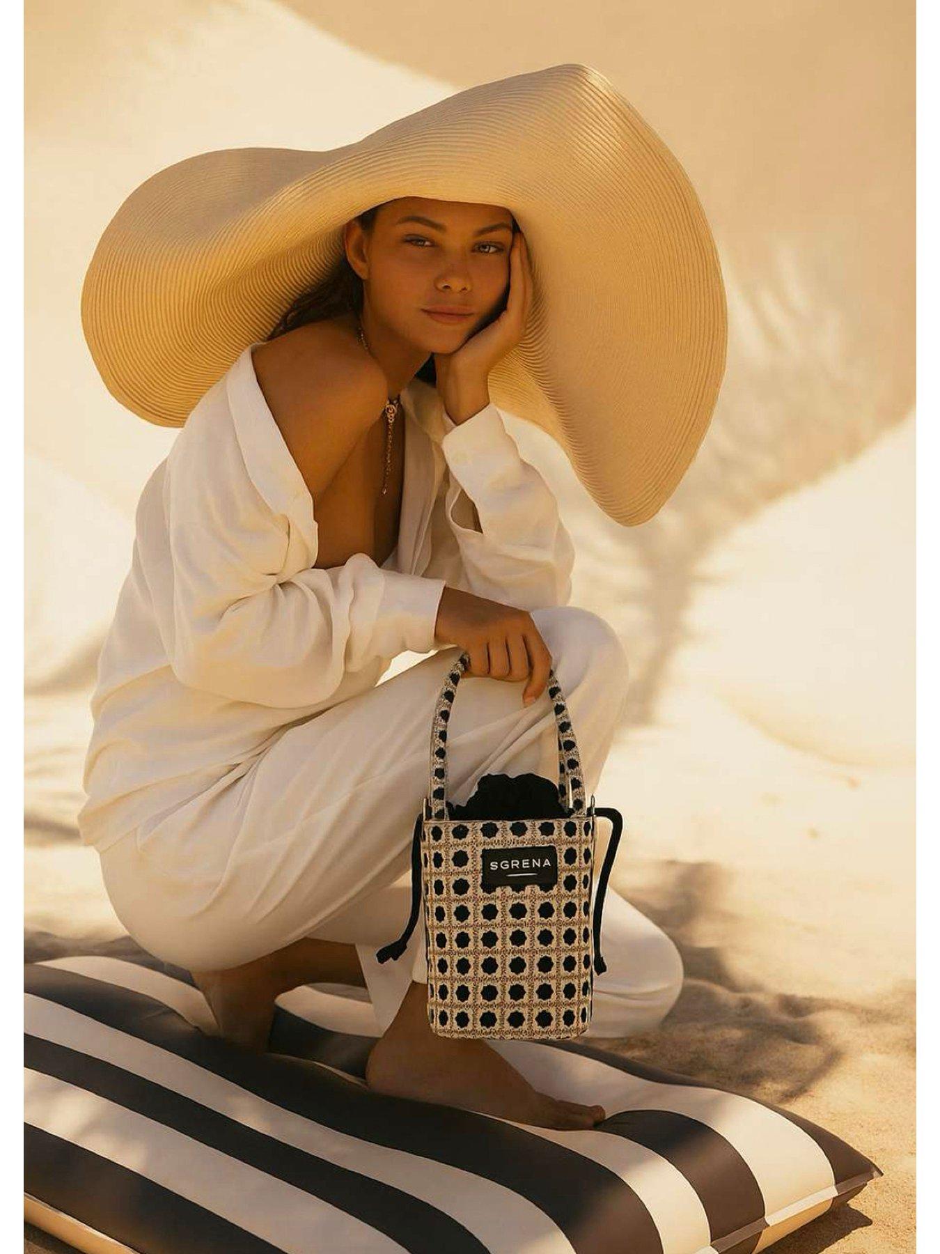Sorena Positano Kalathaki Bag - Black