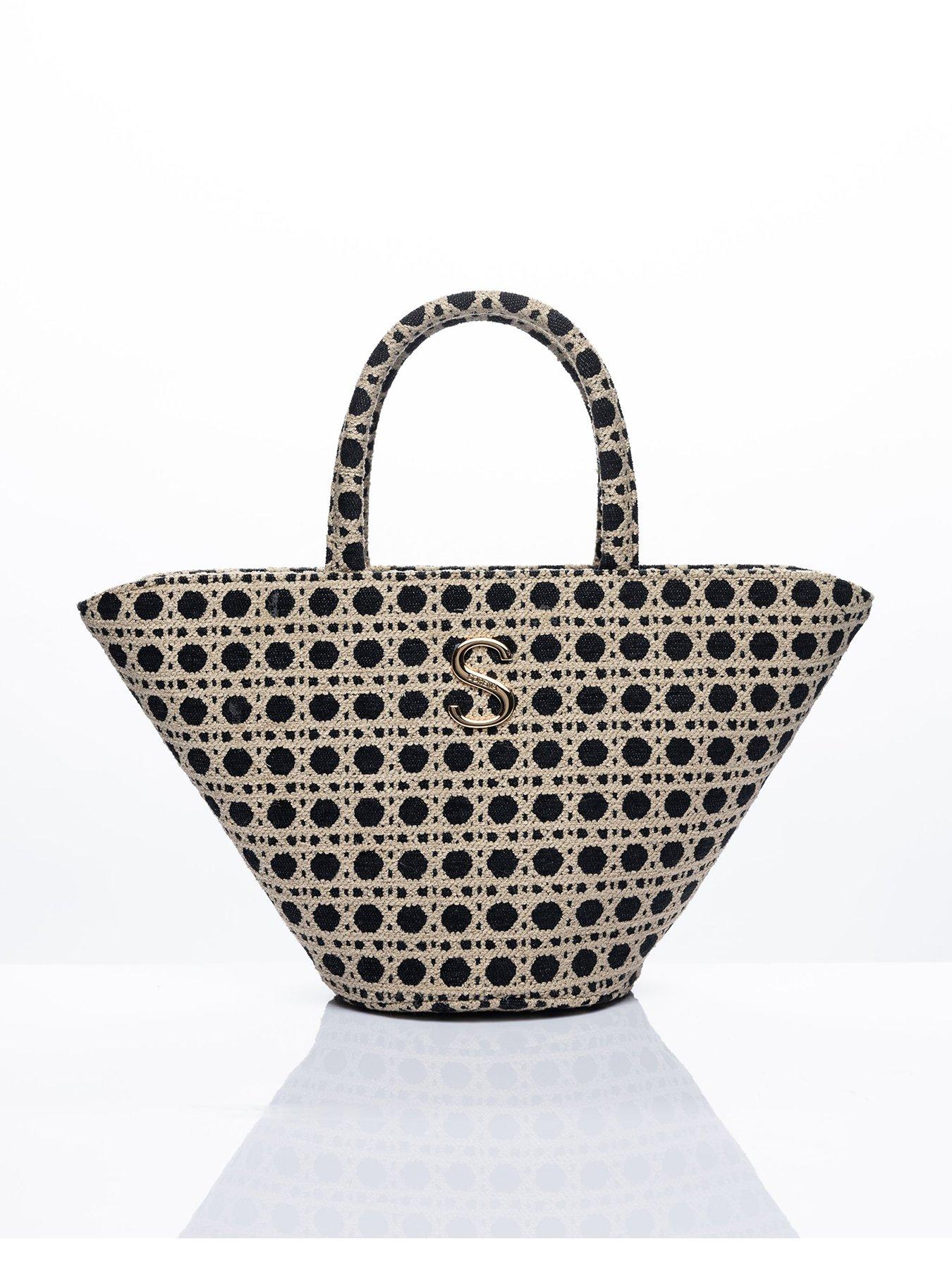 front image of sorena-positano-mini-basket-bag