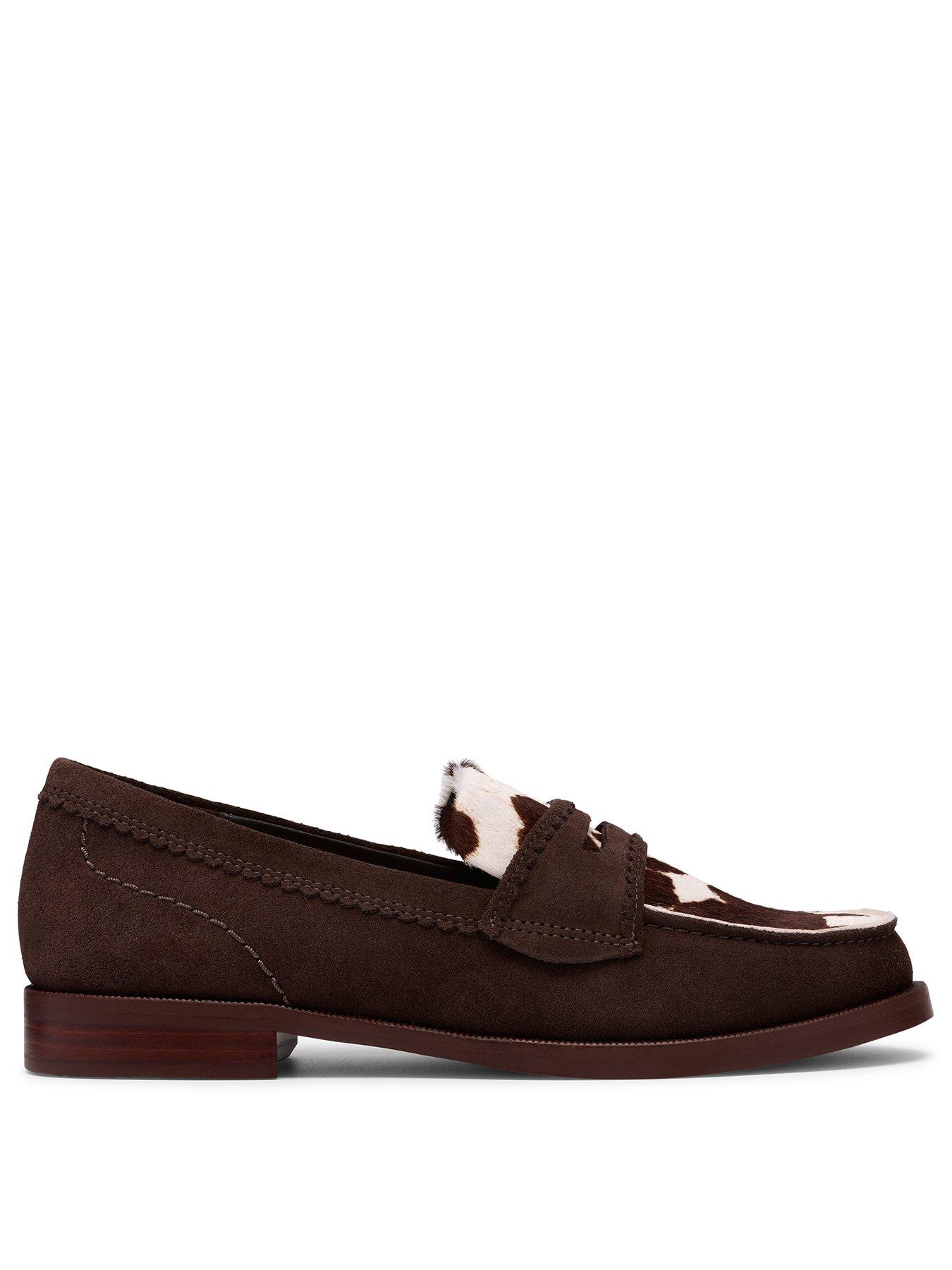 Image 2 of 6 of Clarks Straven Edge Shoes - Cow Print
