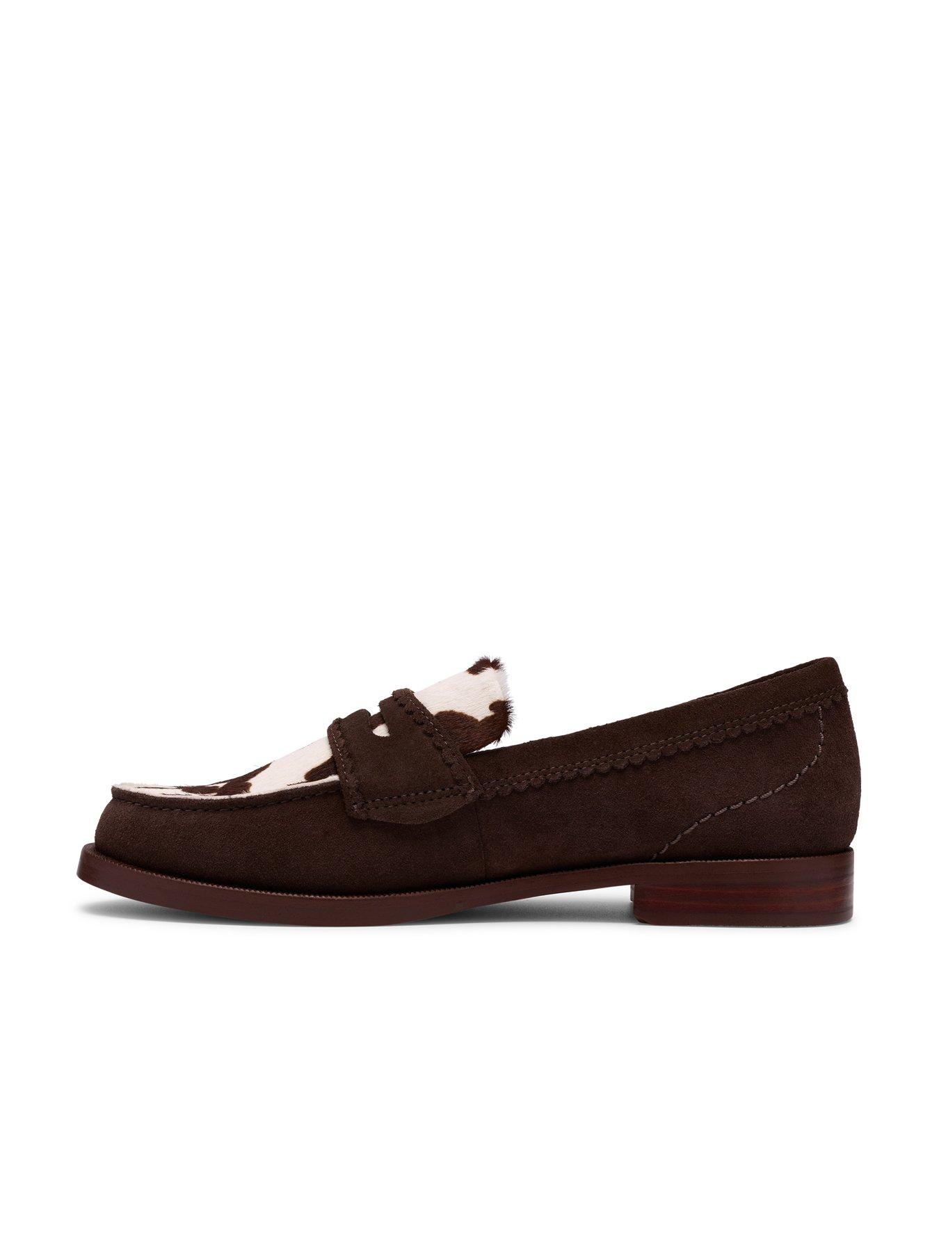 Image 6 of 6 of Clarks Straven Edge Shoes - Cow Print