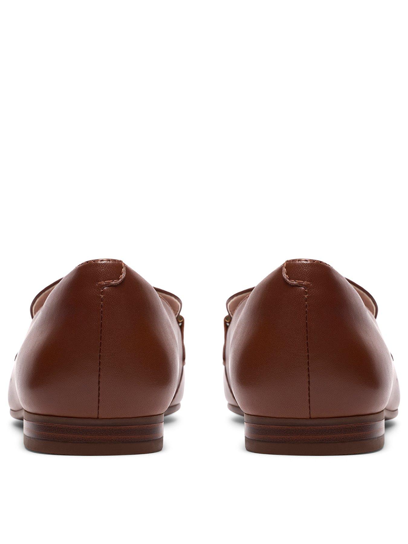  image of clarks-tamna-iris-shoes-tan-leather