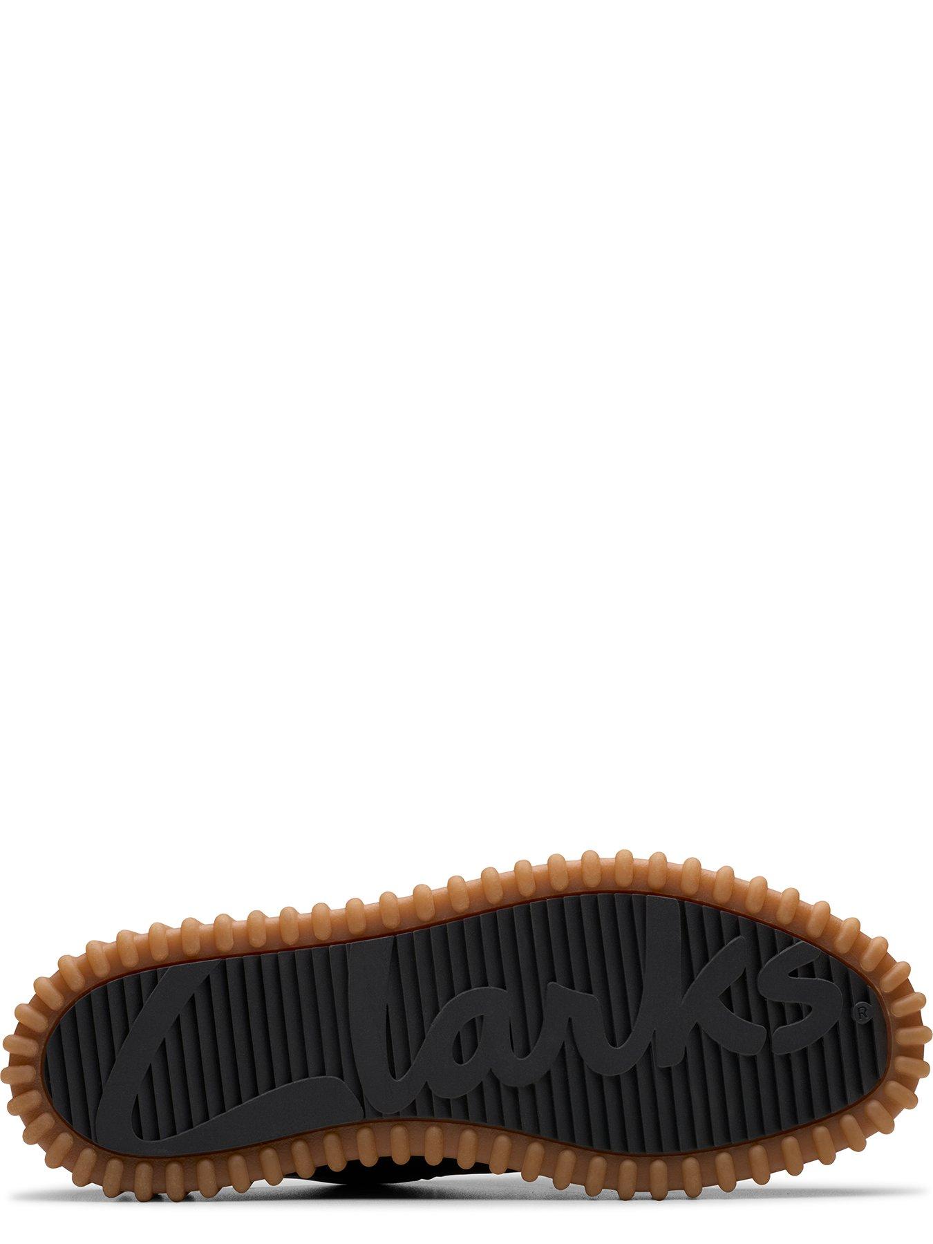  image of clarks-torhill-mule-shoes-black-nubuck