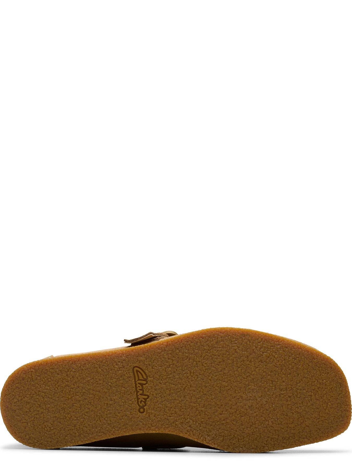  image of clarks-wallabeeevobar-shoes-dark-sand-suede