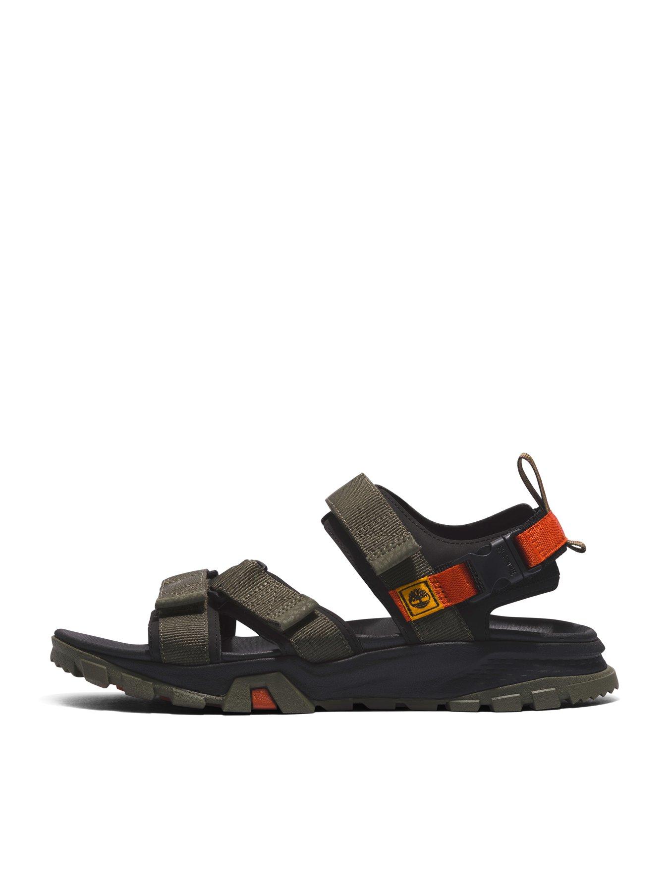  image of timberland-garrison-trail-sandal-dark-green