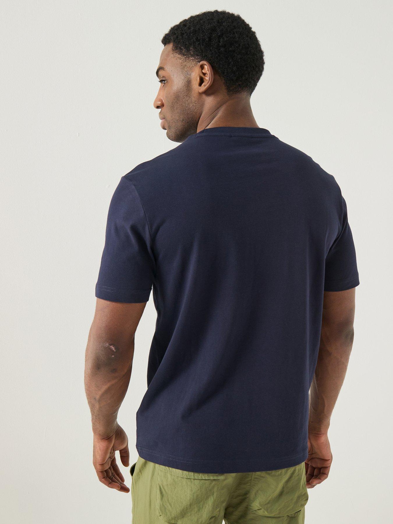 Image 2 of 4 of NAPAPIJRI Mens Box Logo T-Shirt - Blue