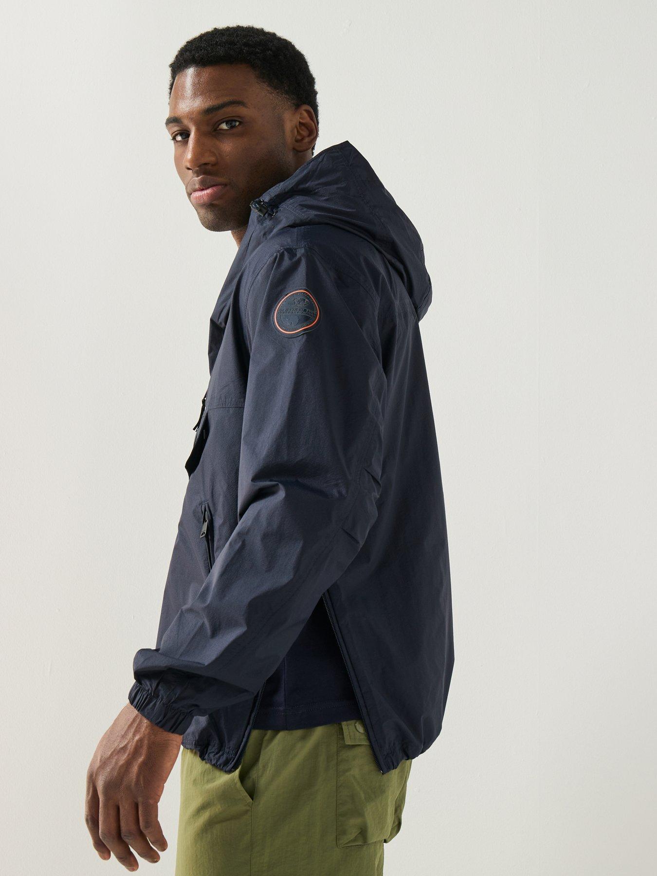  image of napapijri-mens-next-raincoat-blue