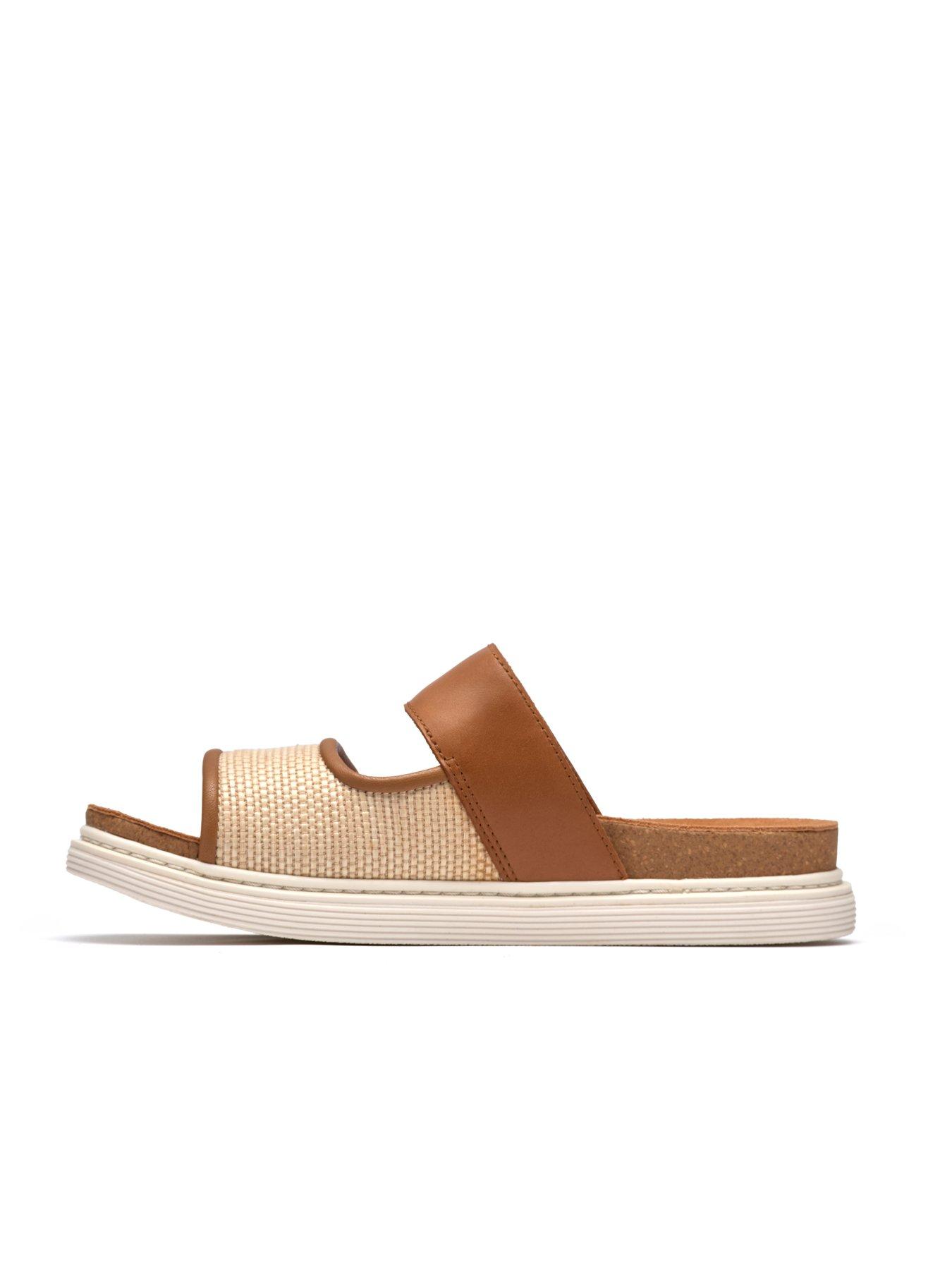 Image 6 of 6 of Clarks Arwell Step Sandals - Tan Leather