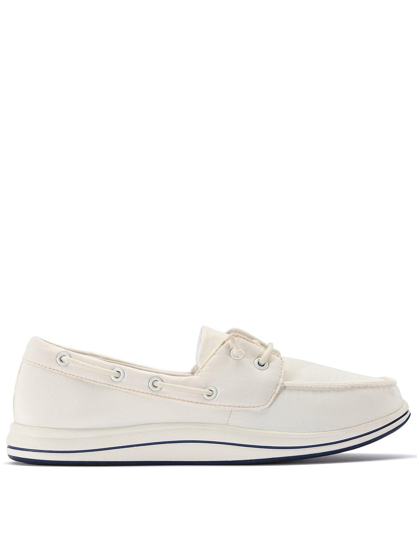 Image 1 of 6 of Clarks Brinkley Edge Shoes - White