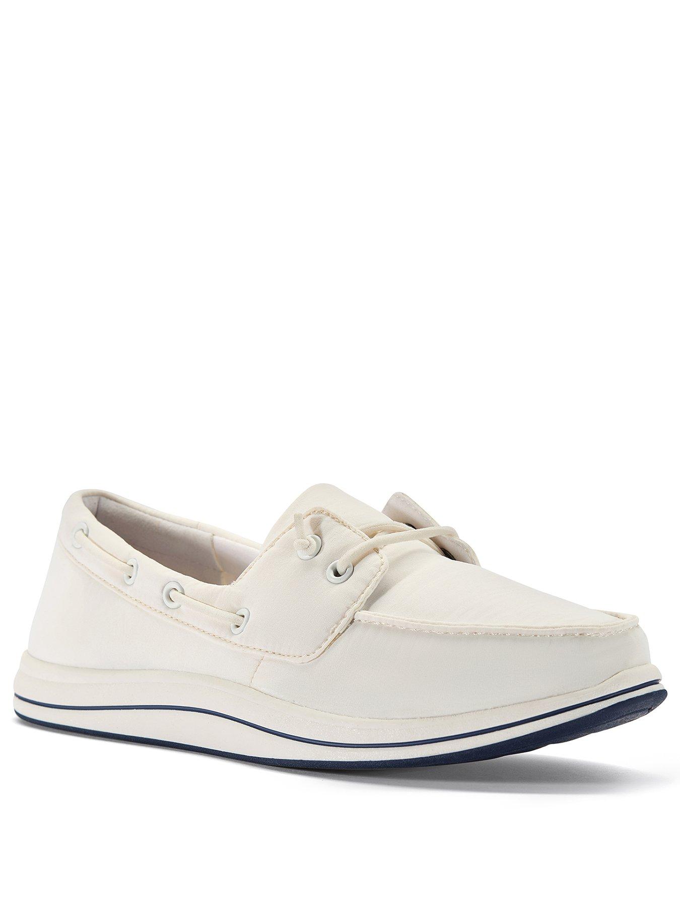 Image 2 of 6 of Clarks Brinkley Edge Shoes - White