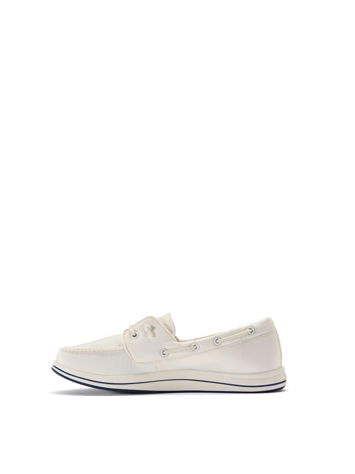 Image 6 of 6 of Clarks Brinkley Edge Shoes - White