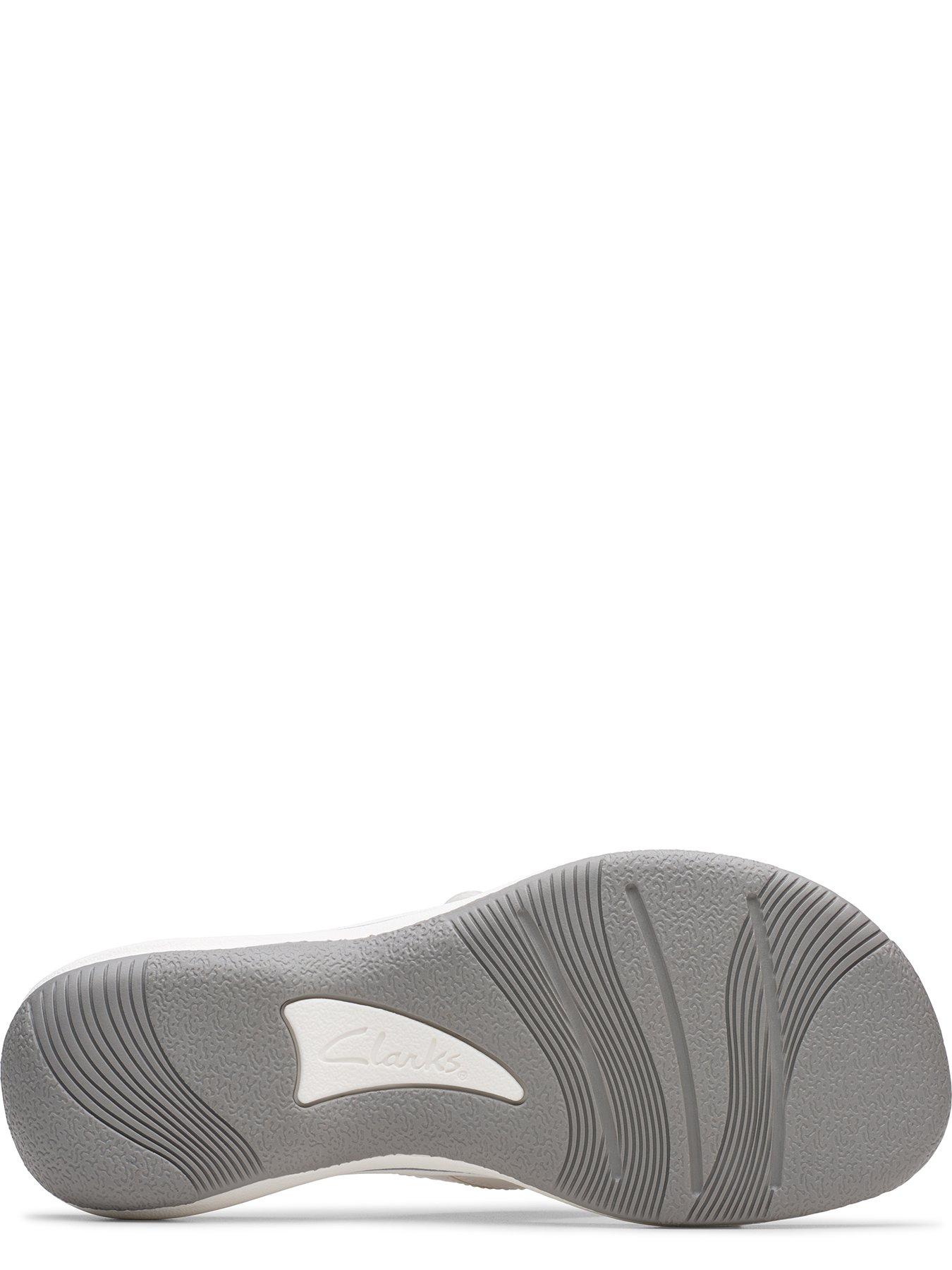 Image 5 of 7 of Clarks Brinkley Reyna Sandals - White