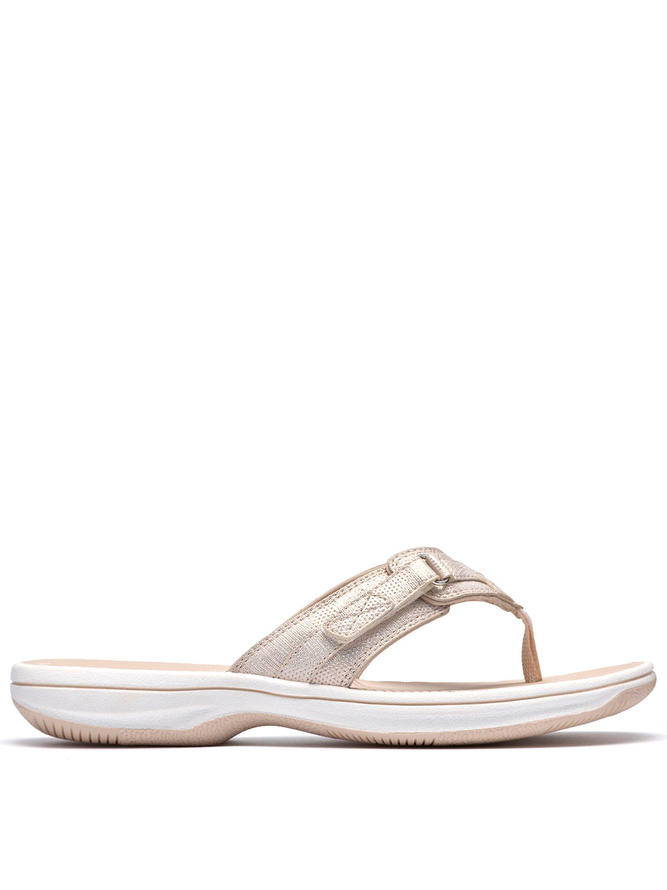 Clarks Brinkley Sea Sandals - Soft Gold