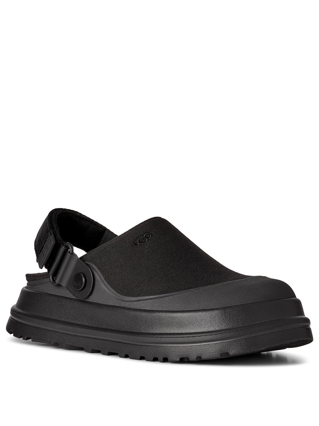  image of ugg-w-goldenglow-canvas-clog-black