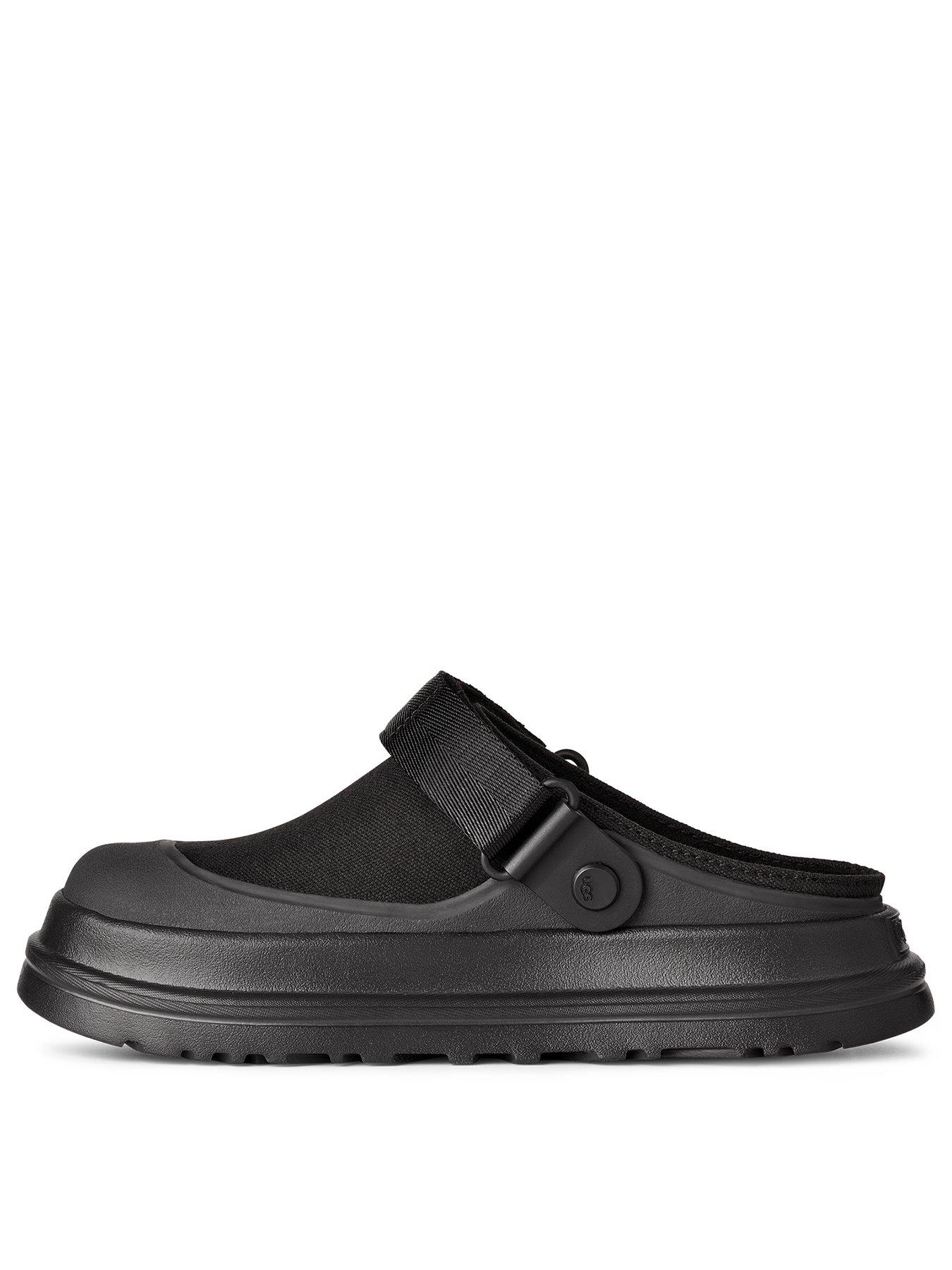  image of ugg-w-goldenglow-canvas-clog-black