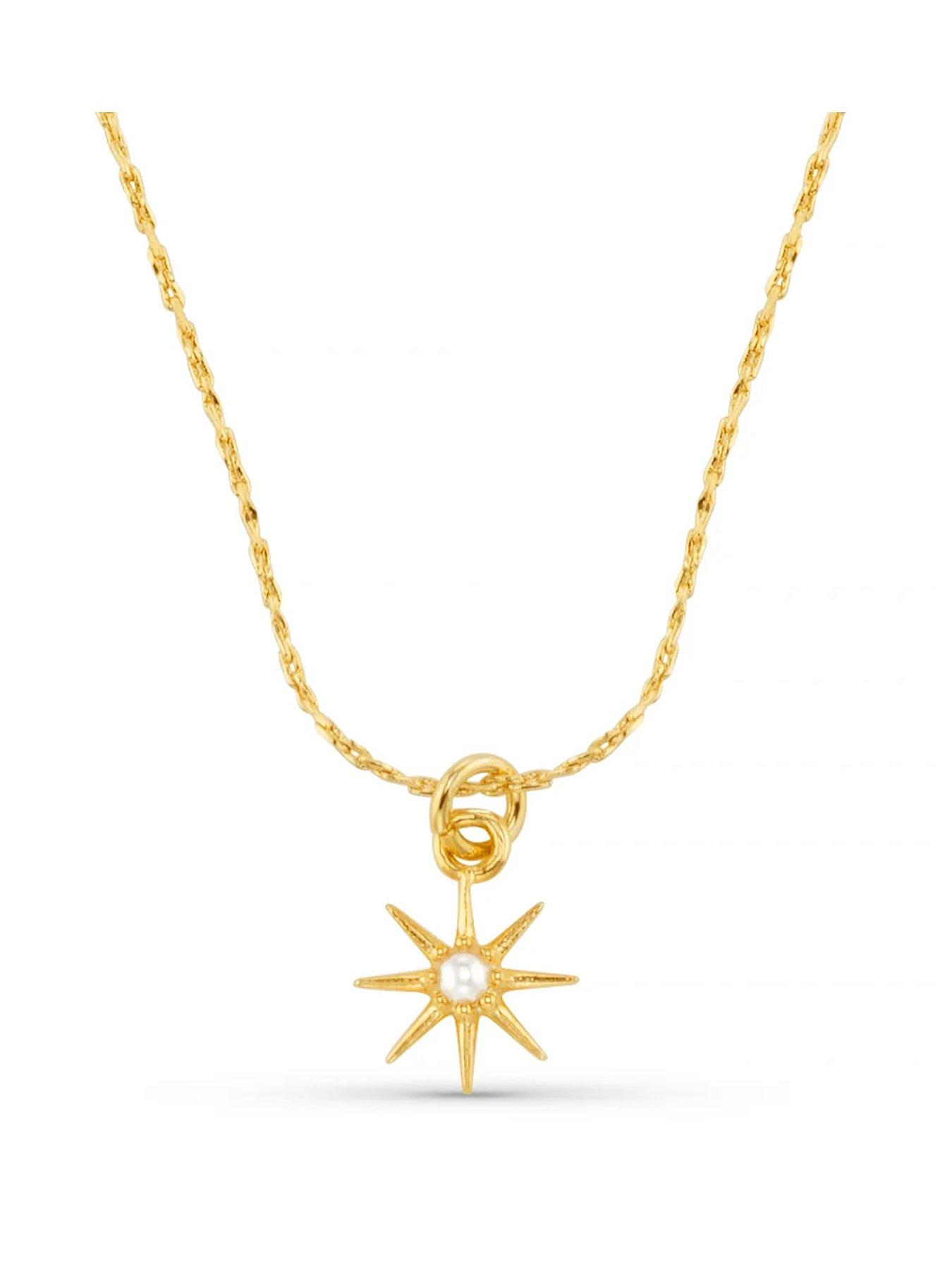 Orelia Birthstone Necklace -Gold