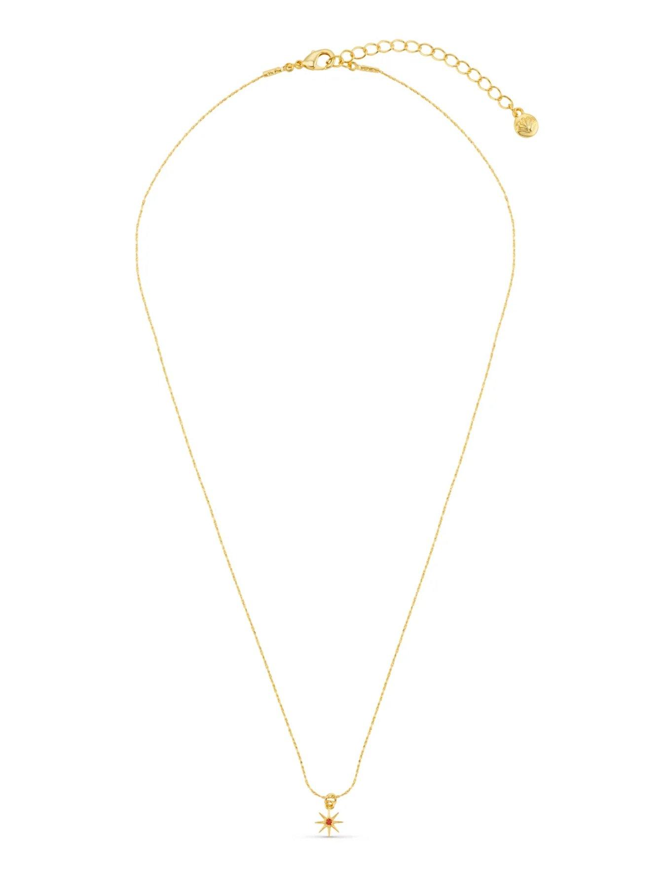 stillFront image of orelia-birthstone-necklace--gold